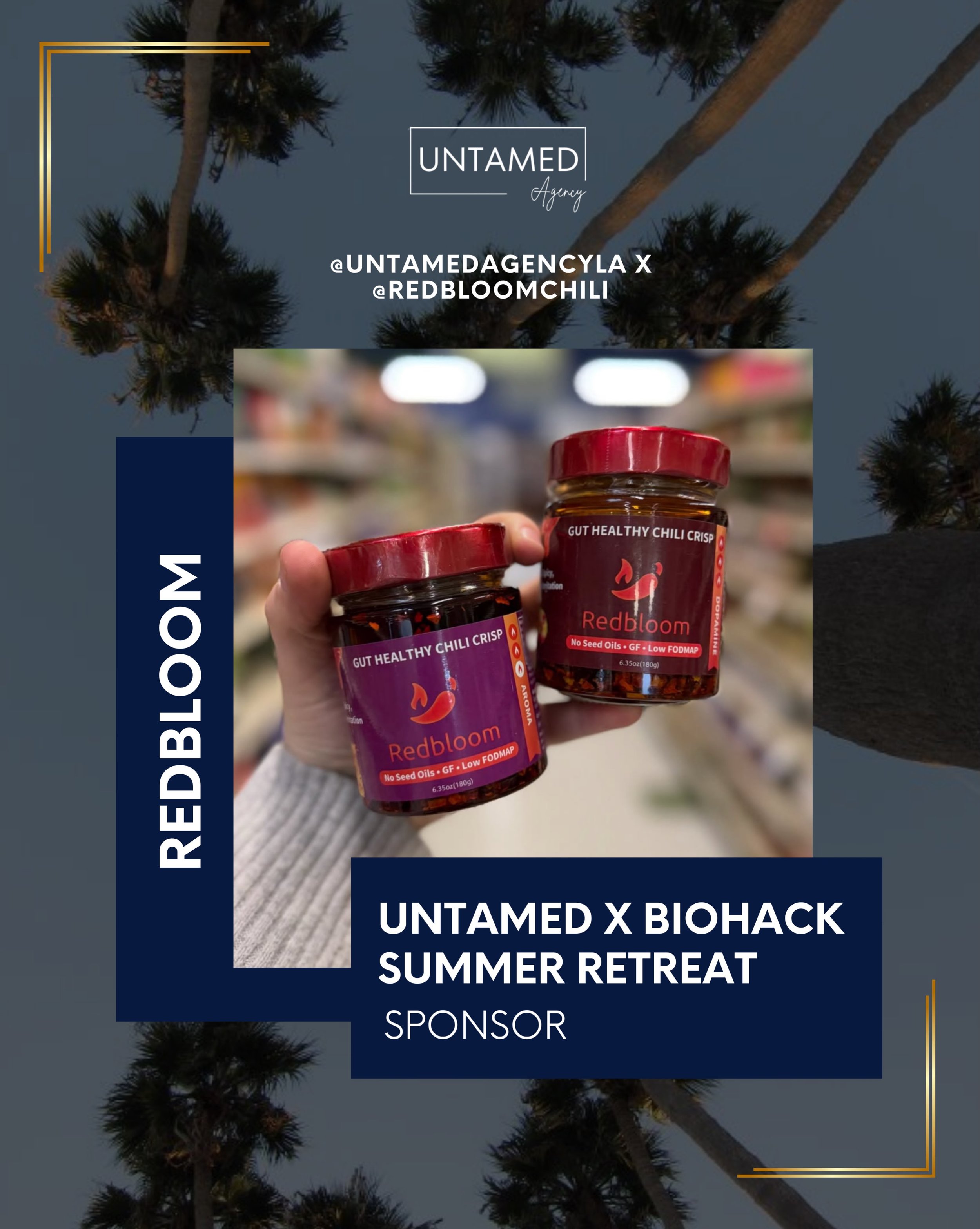 @redbloomchili will be joining Biohack Miami &times; Untamed Agency Malibu Summer Retreat 2nd Edition this Saturday, July 26. 🌊✨

Spend the day immersed in the ultimate wellness escape&mdash;featuring biohacking and recovery technologies, movement c