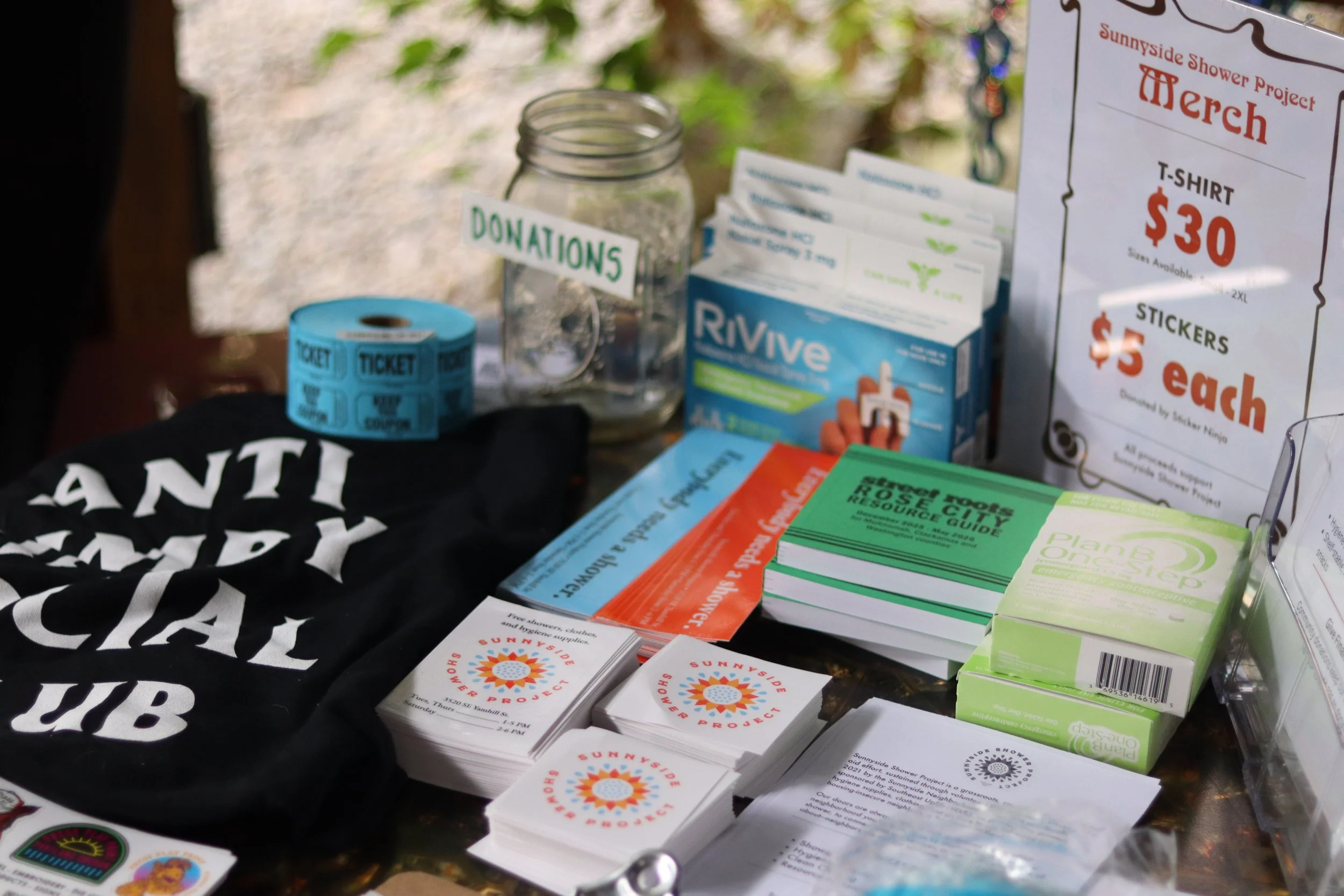 Sunnyside Shower Project Fundraiser