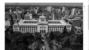 Vista aérea de la Casa de Gobierno de Tucumán