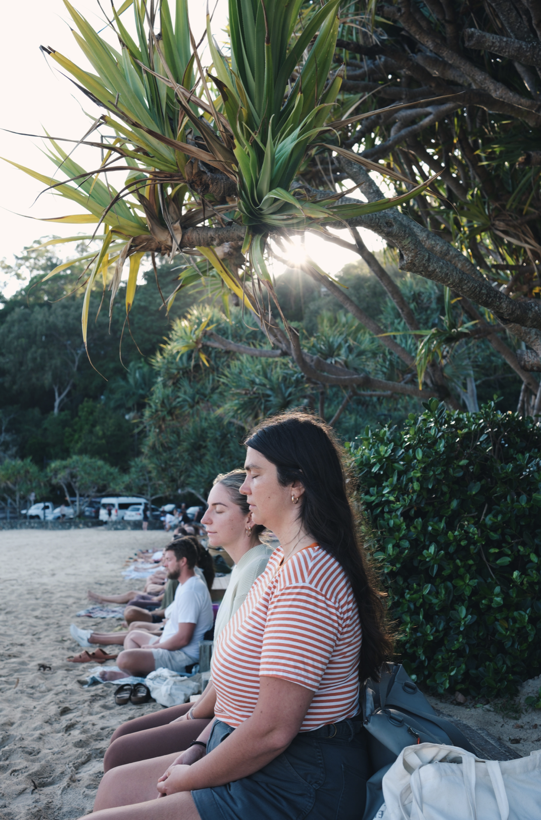 Softening into the present moment
