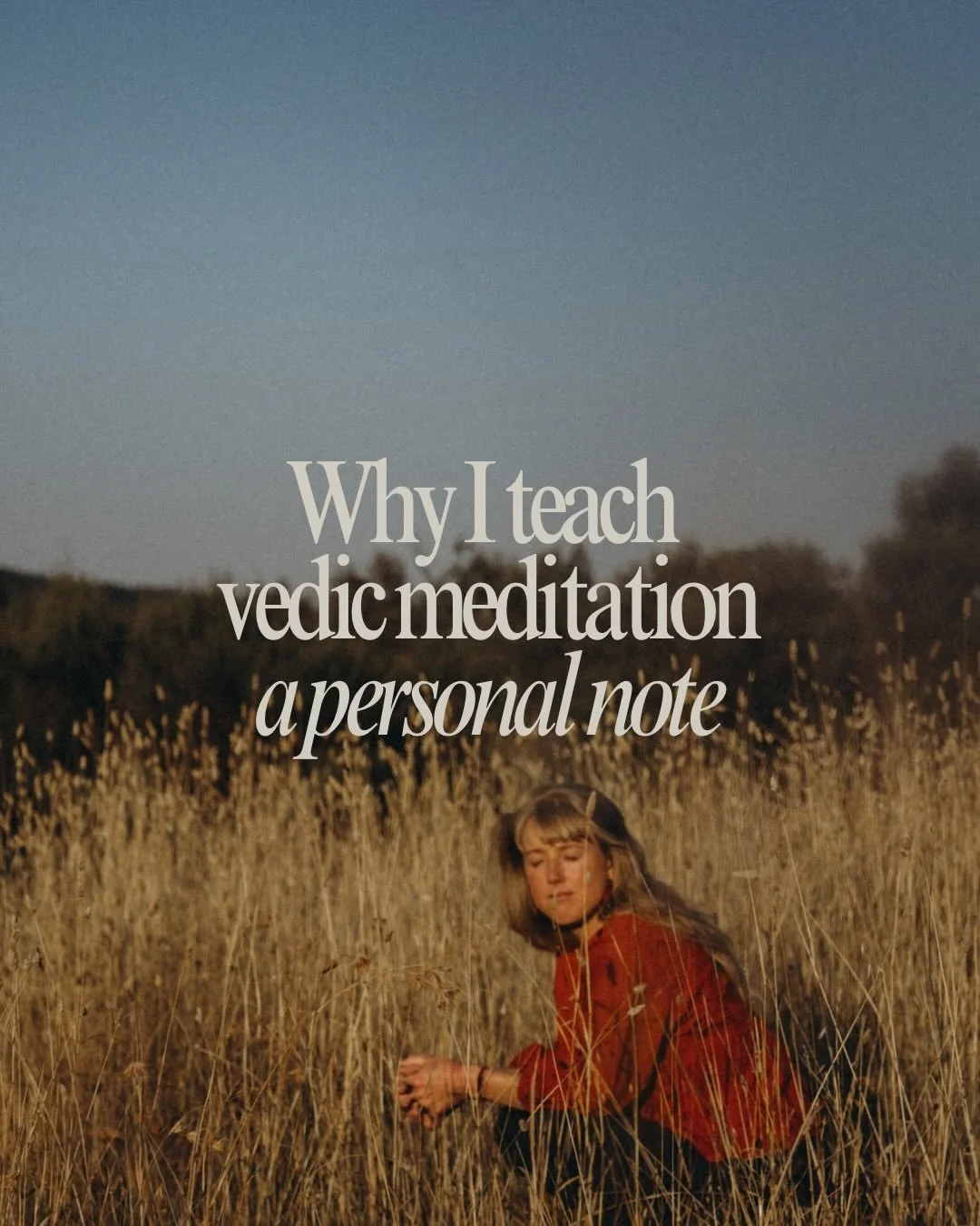 A resourced nervous system changes how life is lived. This is the heart of why I teach.