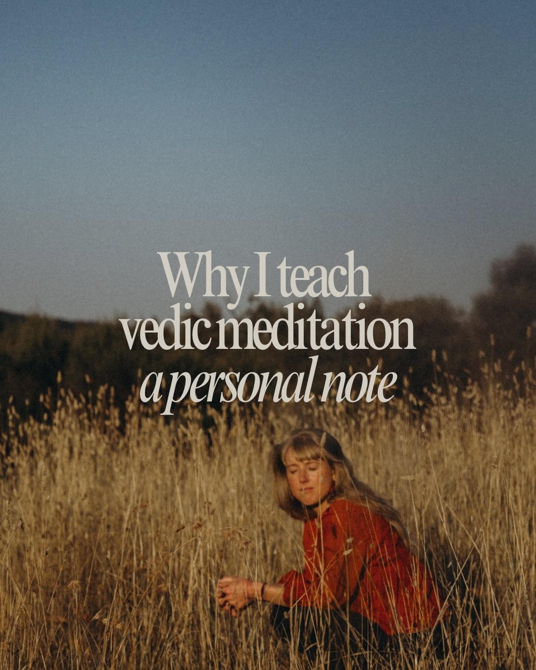 A resourced nervous system changes how life is lived. This is the heart of why I teach.