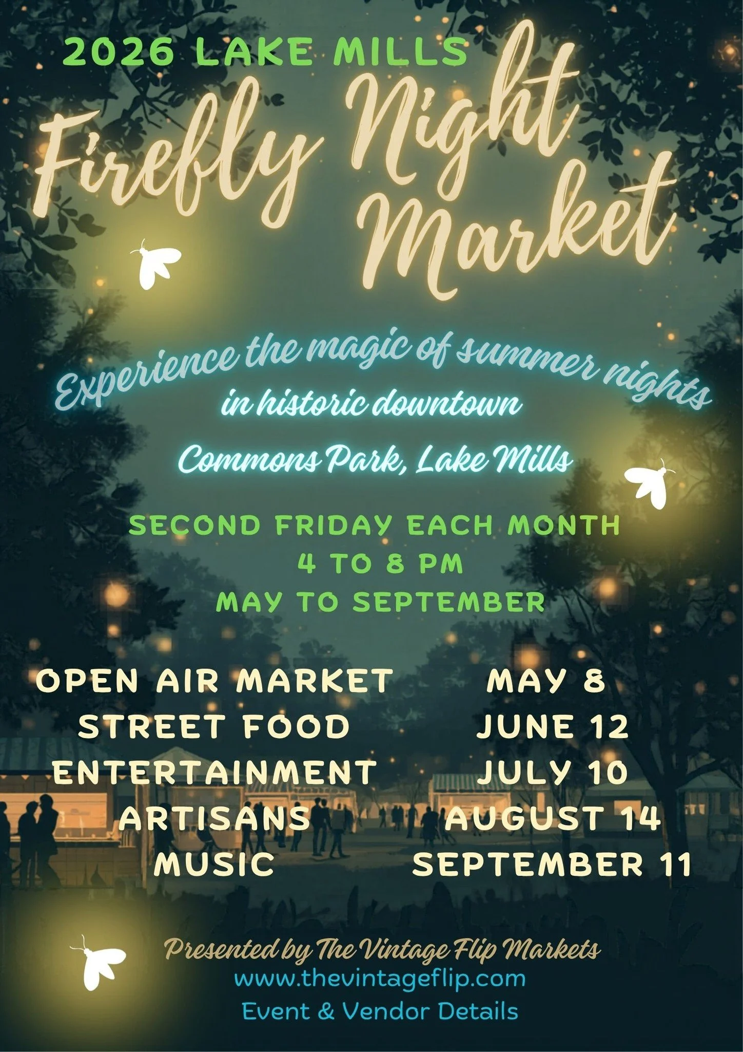 Lake Mills Firefly Night Market