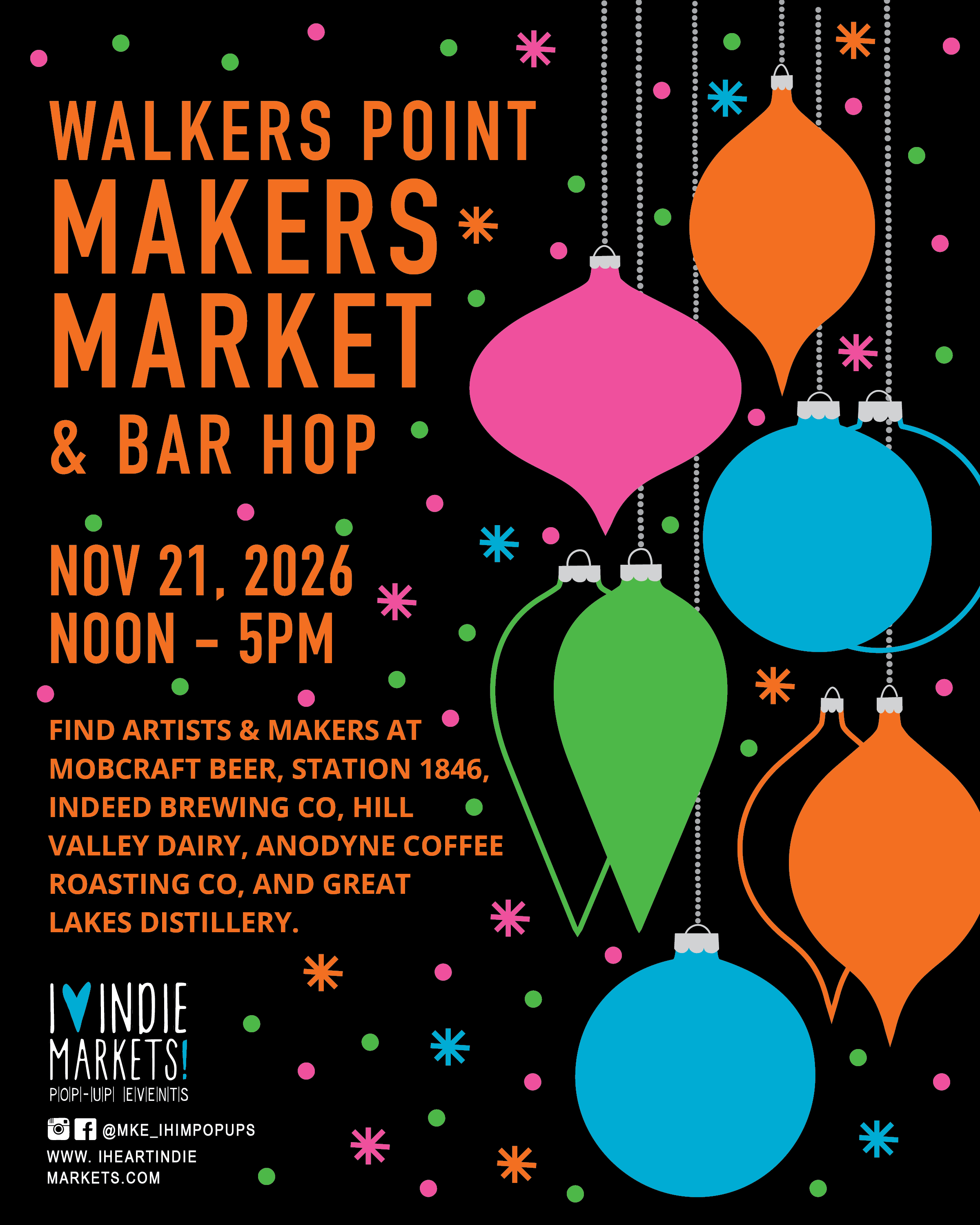 Walkers Point Makers Market and Bar Hop