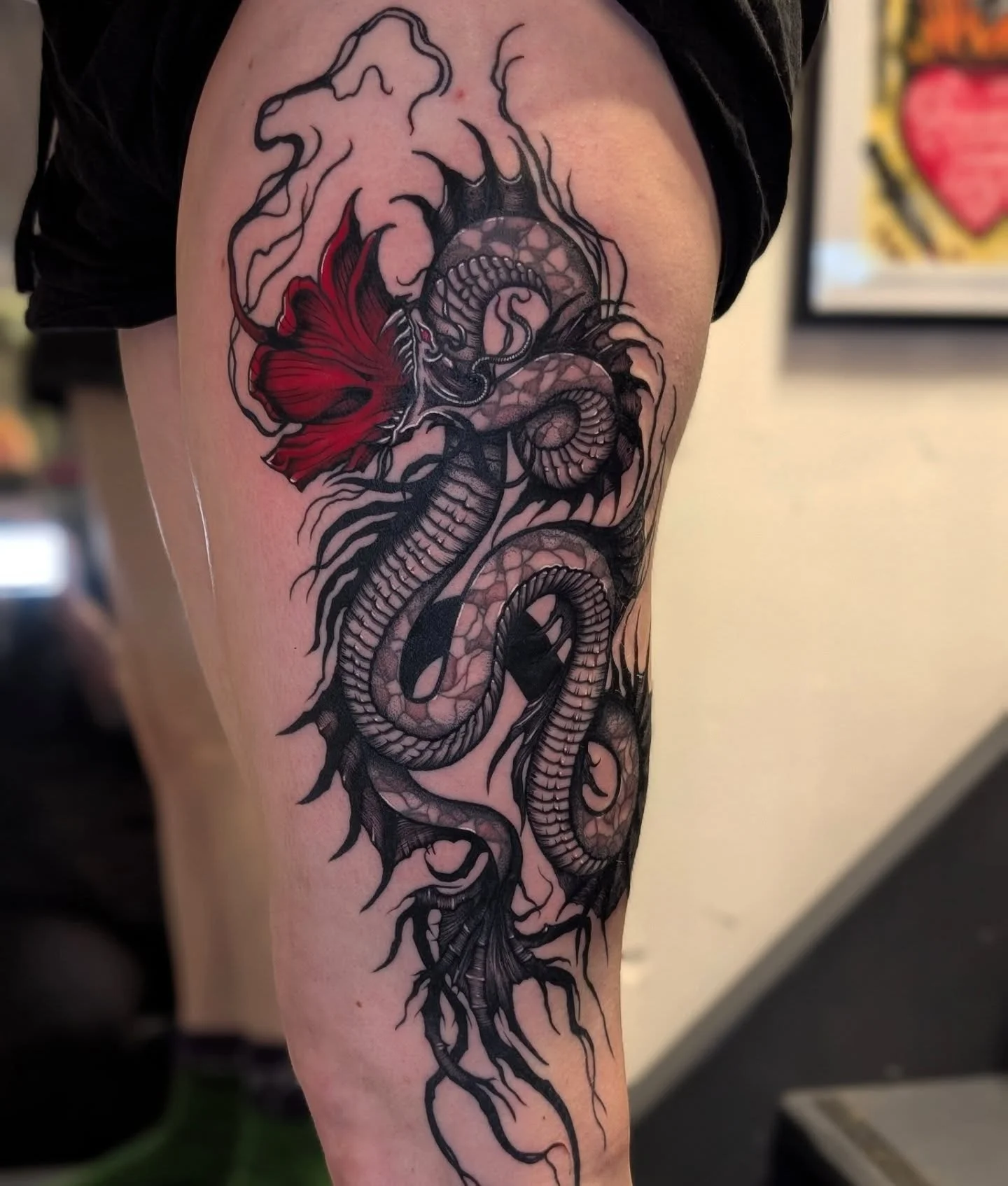 Stoked to finish this bad boy today 🌹🐍

Thanks so much Meg as always!