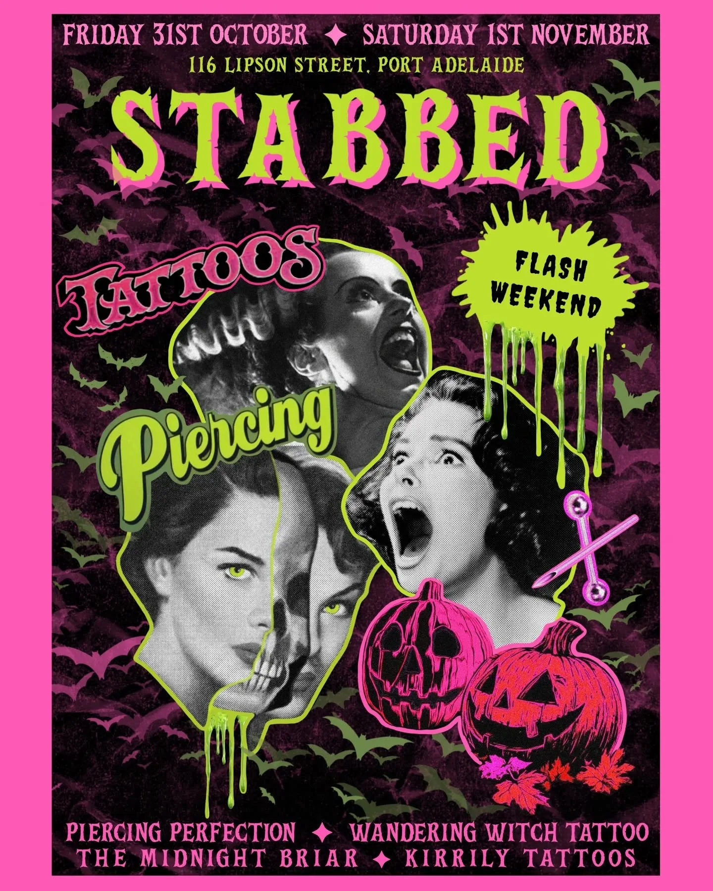🦇 Spooky season has almost arrived and we have decided to celebrate! 🦇

Sharon @piercingperfectionau and Paige @wanderingwitchtattoo are hosting a weekend Halloween spook-tacular and you're invited! 

Joined by special guests Charmayne @the_midnigh