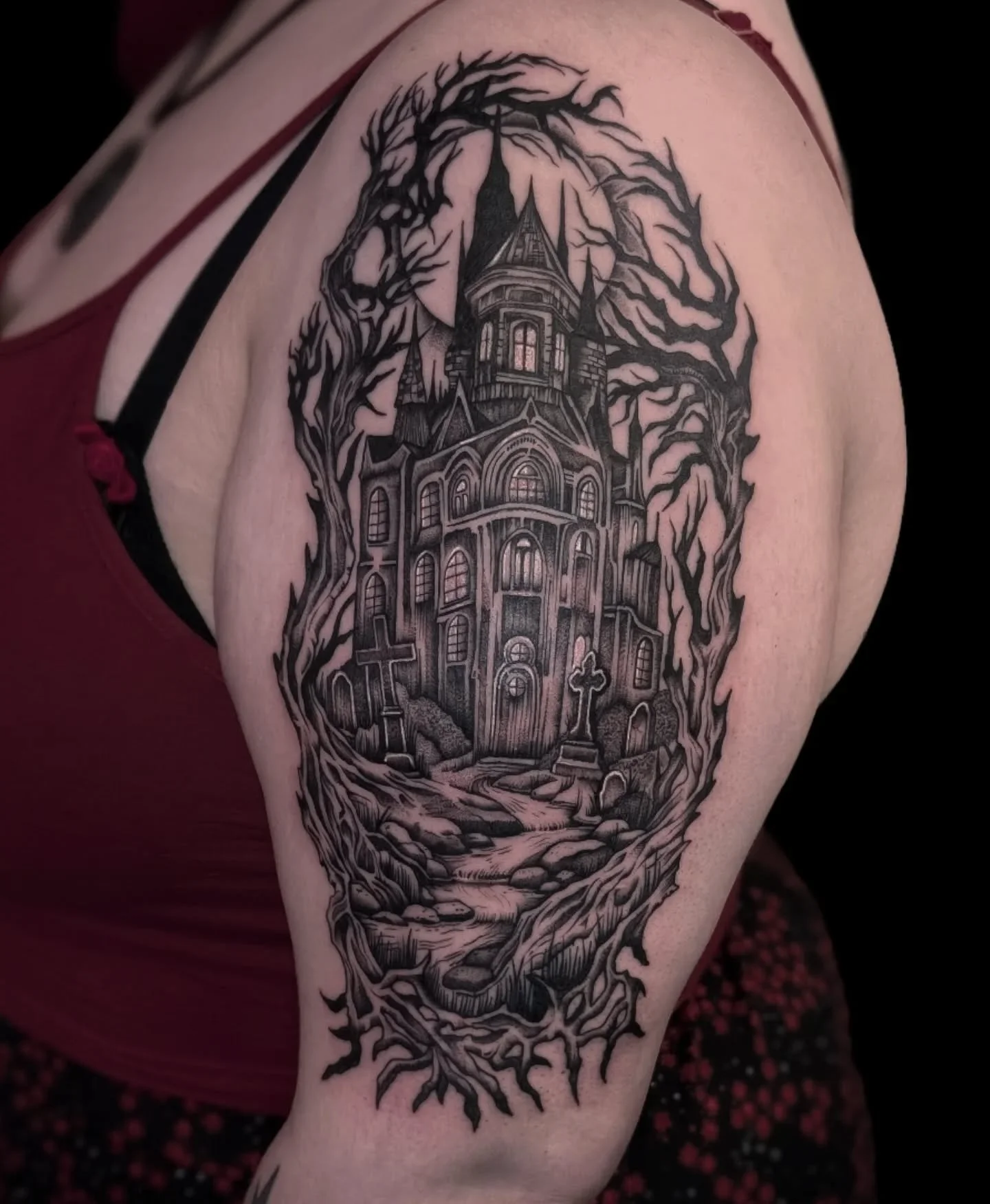 Haunted house from a while ago! Thank you Emma 😊 

All my spooky flash will be ready next week! And there is A LOT. so prepare yourself for the best Halloween yet 🦇🎃🕷️