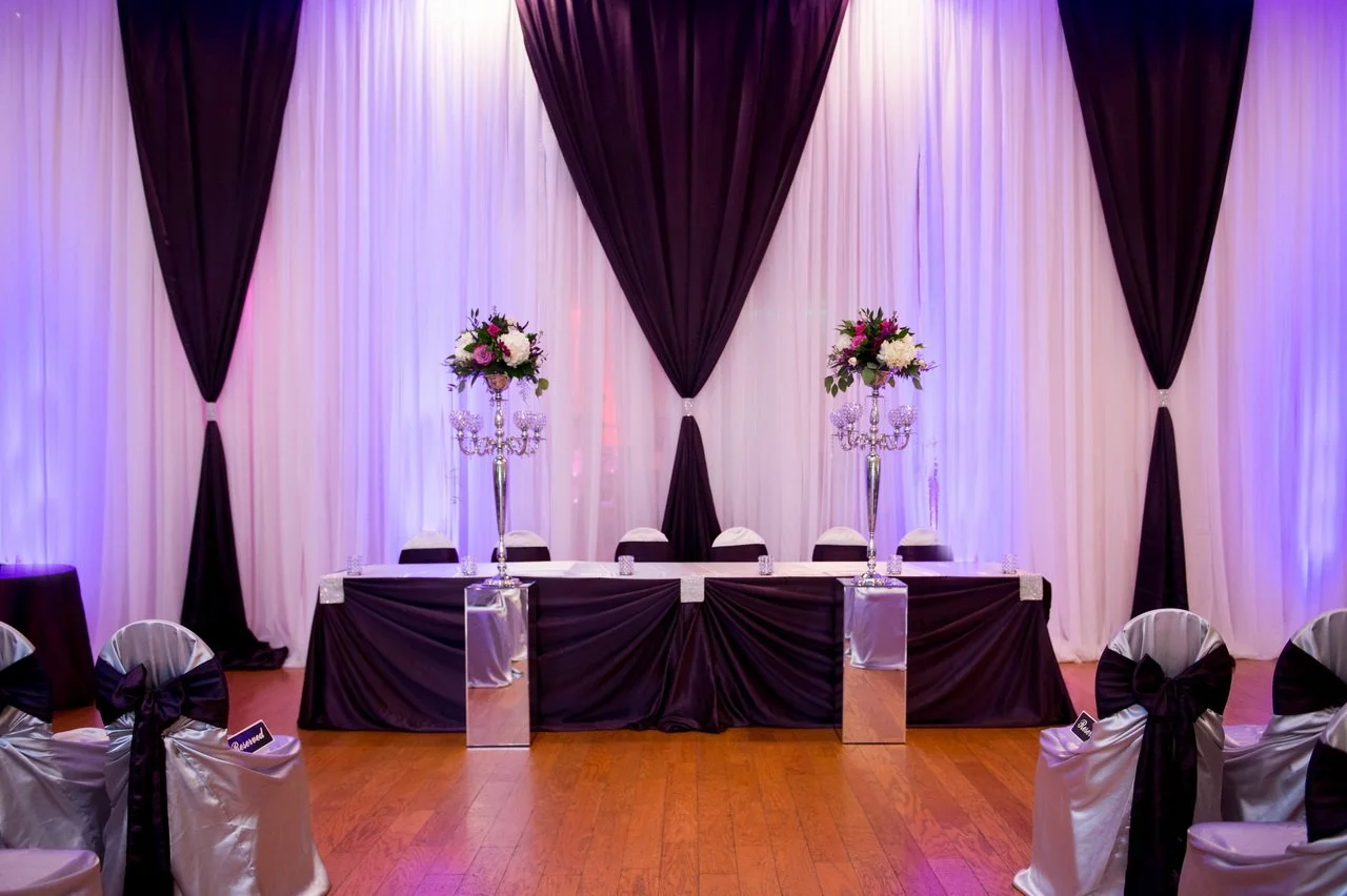 Eggplant Pallet Wedding at Croatian Hall