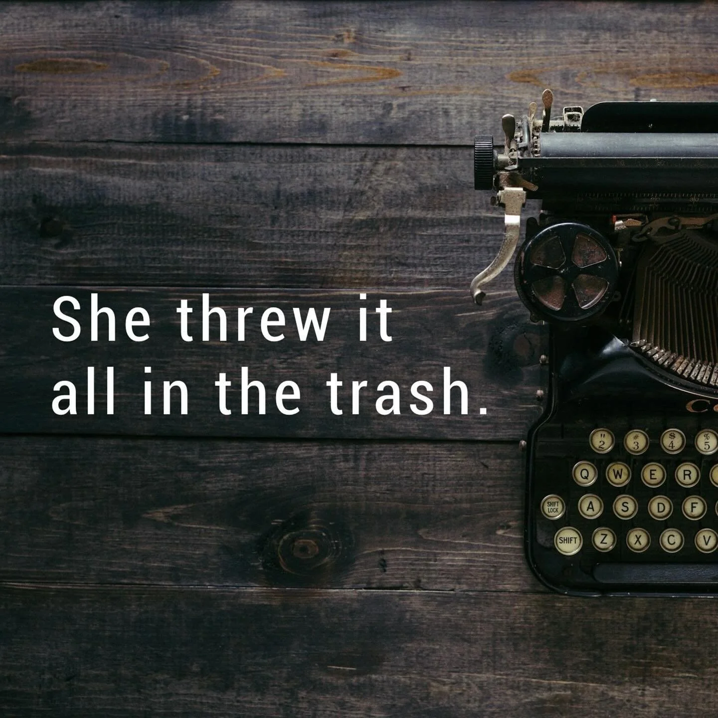 And we can&rsquo;t wait to hear what else girlfriend did that day. 

Prompt 1 for January 15, 2025

#writinggroup #writingprompts #onlinewriting