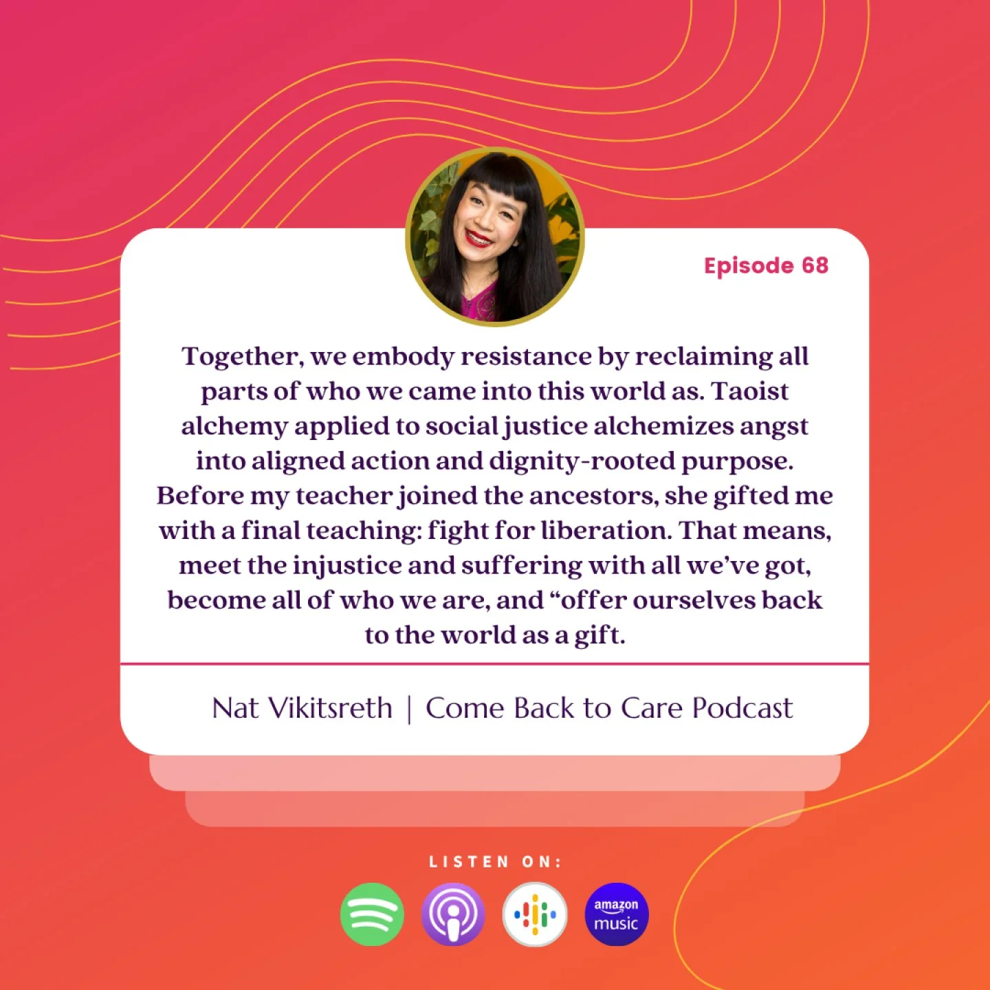 How do you pivot when the political talk with your family comes to a standstill?

✨ We're baaaack! ✨

In this episode, we&rsquo;ll cover one question from my Classical Chinese Medicine teacher that you can play with during family gatherings when you 