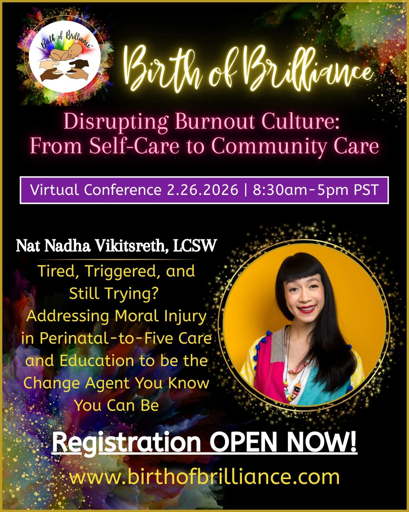 Practitioners, if you&rsquo;ve been bone tired and still waking up to love the children and caregivers you serve, this is an unapologetic space for you to gather, exhale, act, and reimagine how we care for one another. @birth.of.brilliance registrati