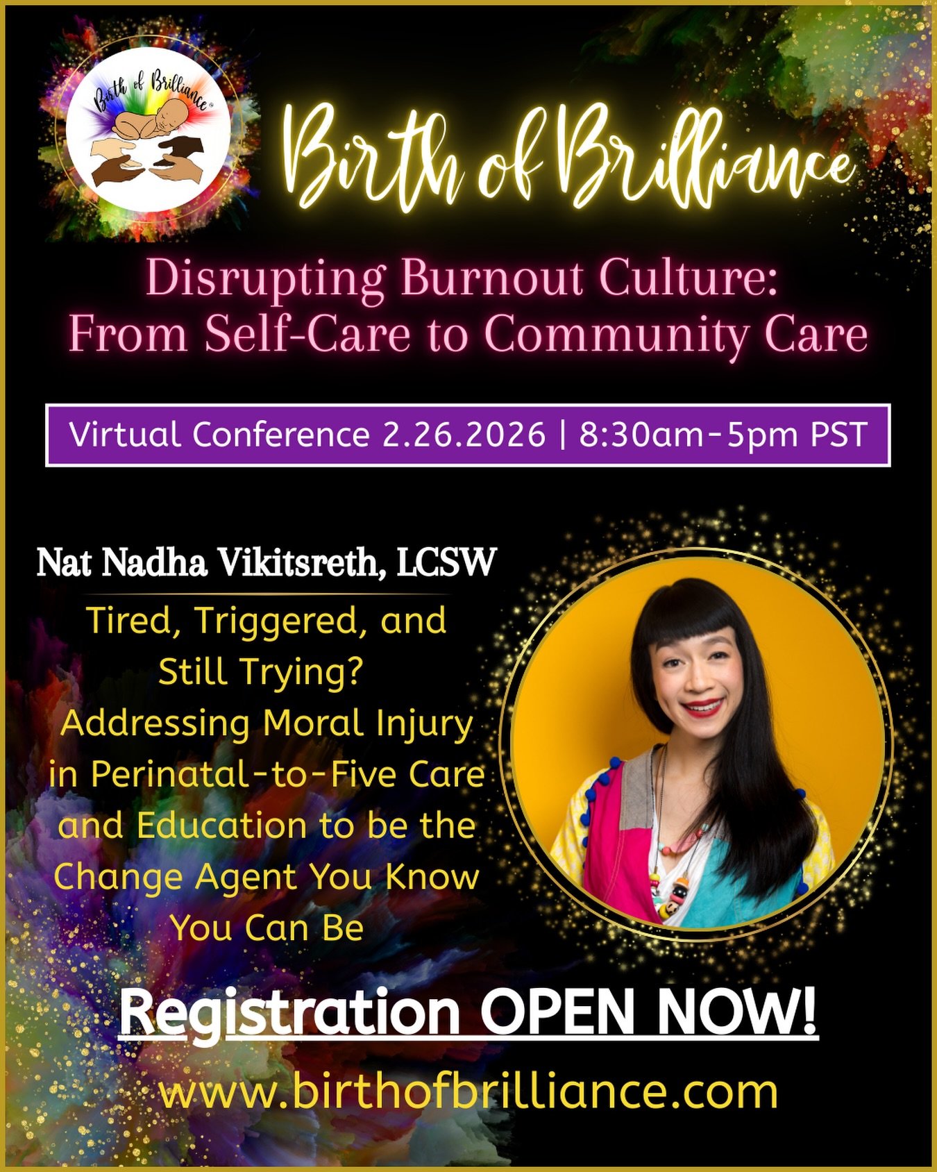 Practitioners, if you&rsquo;ve been bone tired and still waking up to love the children and caregivers you serve, this is an unapologetic space for you to gather, exhale, act, and reimagine how we care for one another. @birth.of.brilliance registrati