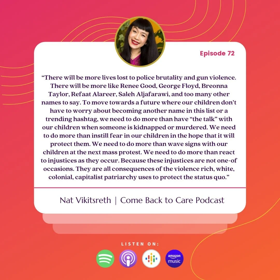 &hellip;If you&rsquo;re looking for a way to practice social justice in everyday parenting- not just during mass protests or when the state violently murders people for exercising our voices and choices, this episode is for you.

✨ We&rsquo;re baaaac