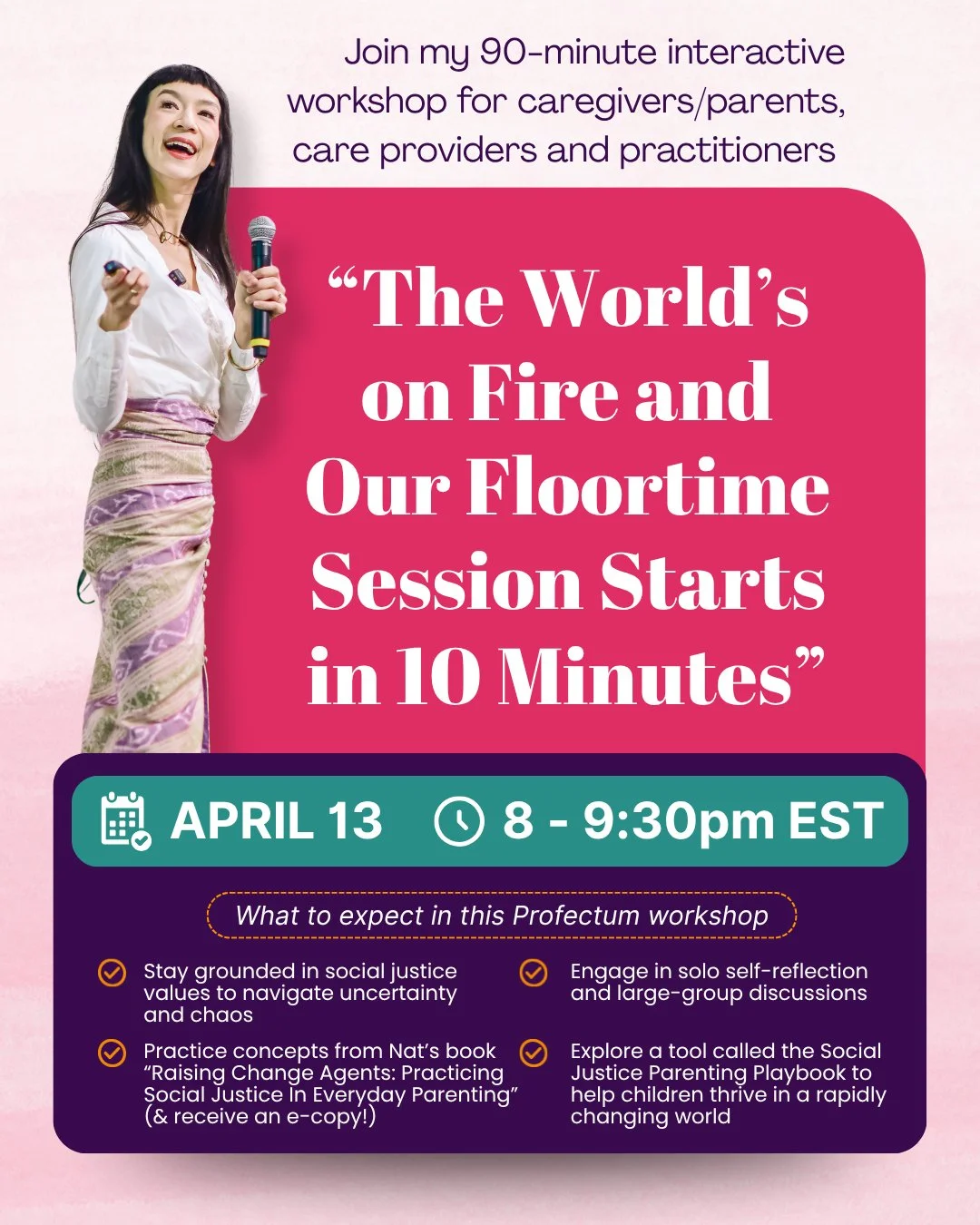 How do early childhood practitioners (educators and therapists) adapt the Social Justice Parenting Playbook framework into their care? Oh, let&rsquo;s make care radical. Profectum (@profectumfoundation) and I got you covered.

In this interactive vir