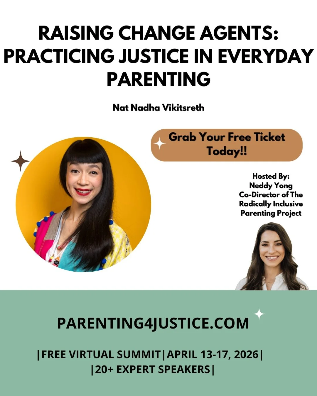 What happens when faith, justice, liberation, and parenting intersect? 

The inaugural Parenting for Justice Virtual Summit (@radically.inclusive.parents) is a caring space for you to connect with other families who care about social change. 

Please