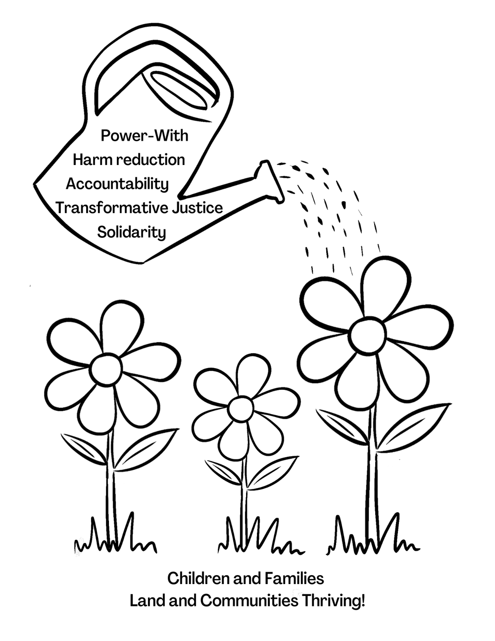 Black and white illustration of a face with prominent eyes and lips, with a hand covering one eye.
