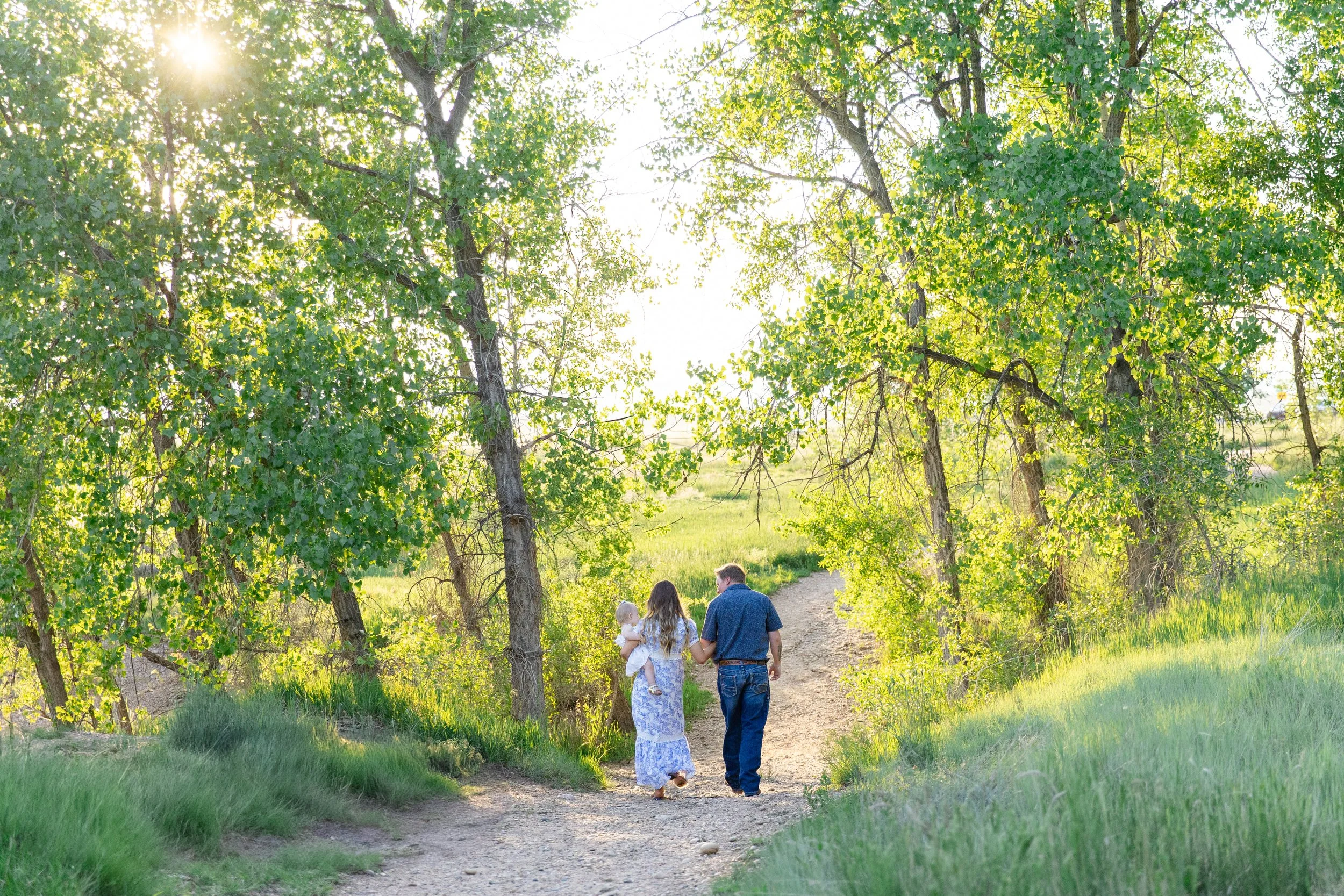 Family photo during photo session in Fort Collins, CO