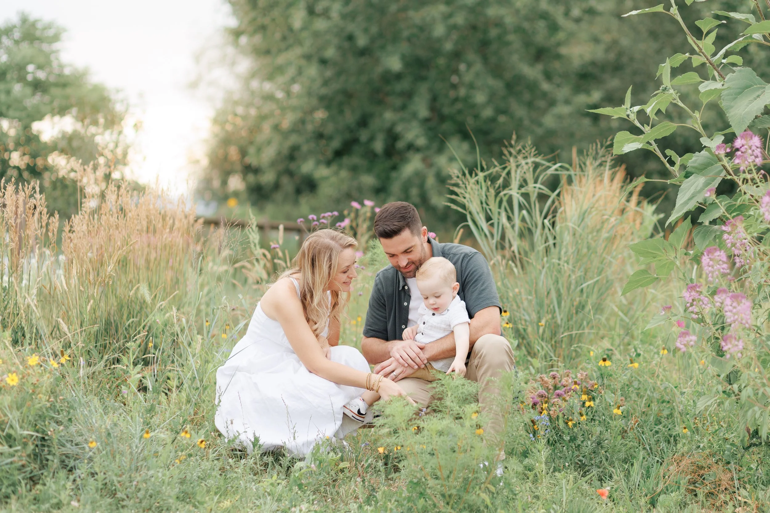 wildflower family photo in fort collins