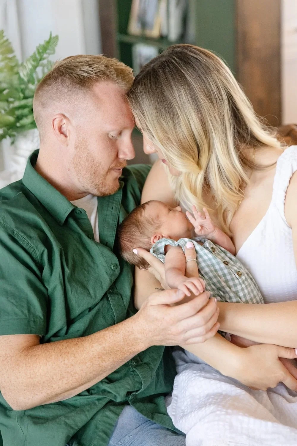 In-home newborn session near Fort Collins