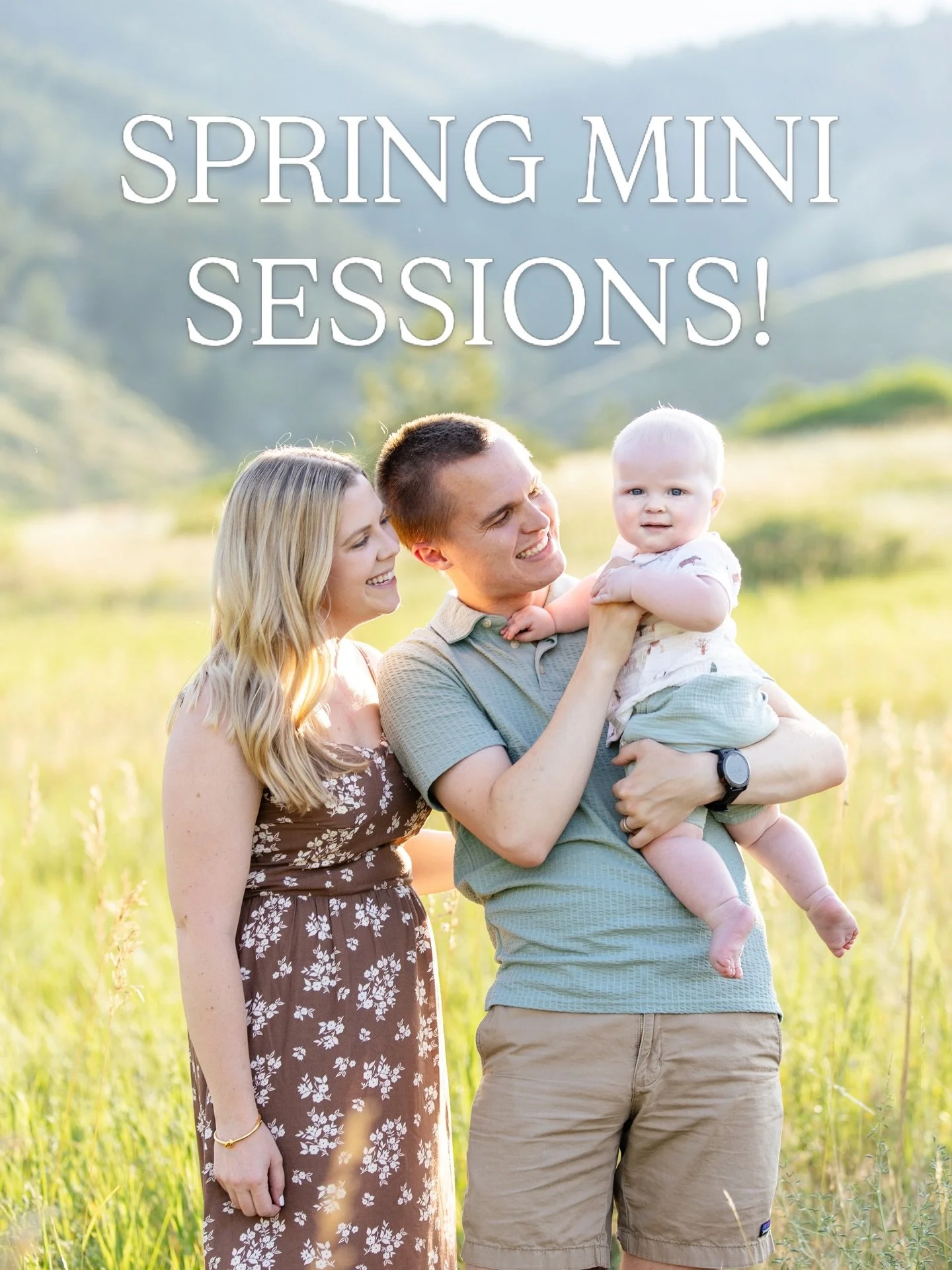 Spring Mini Sessions are officially open 🌸

These short outdoor sessions are perfect for updated family photos this season.

A limited number of spots are available.
Book here: https://www.saul-photography.com/

#fortcollinsfamilyphotographer #north
