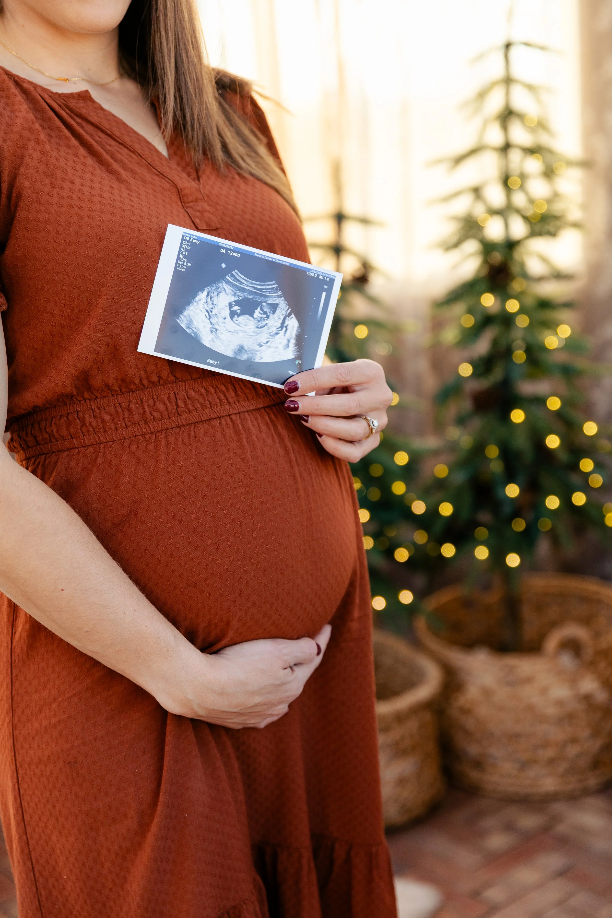 Pregnancy announcement photoshoot