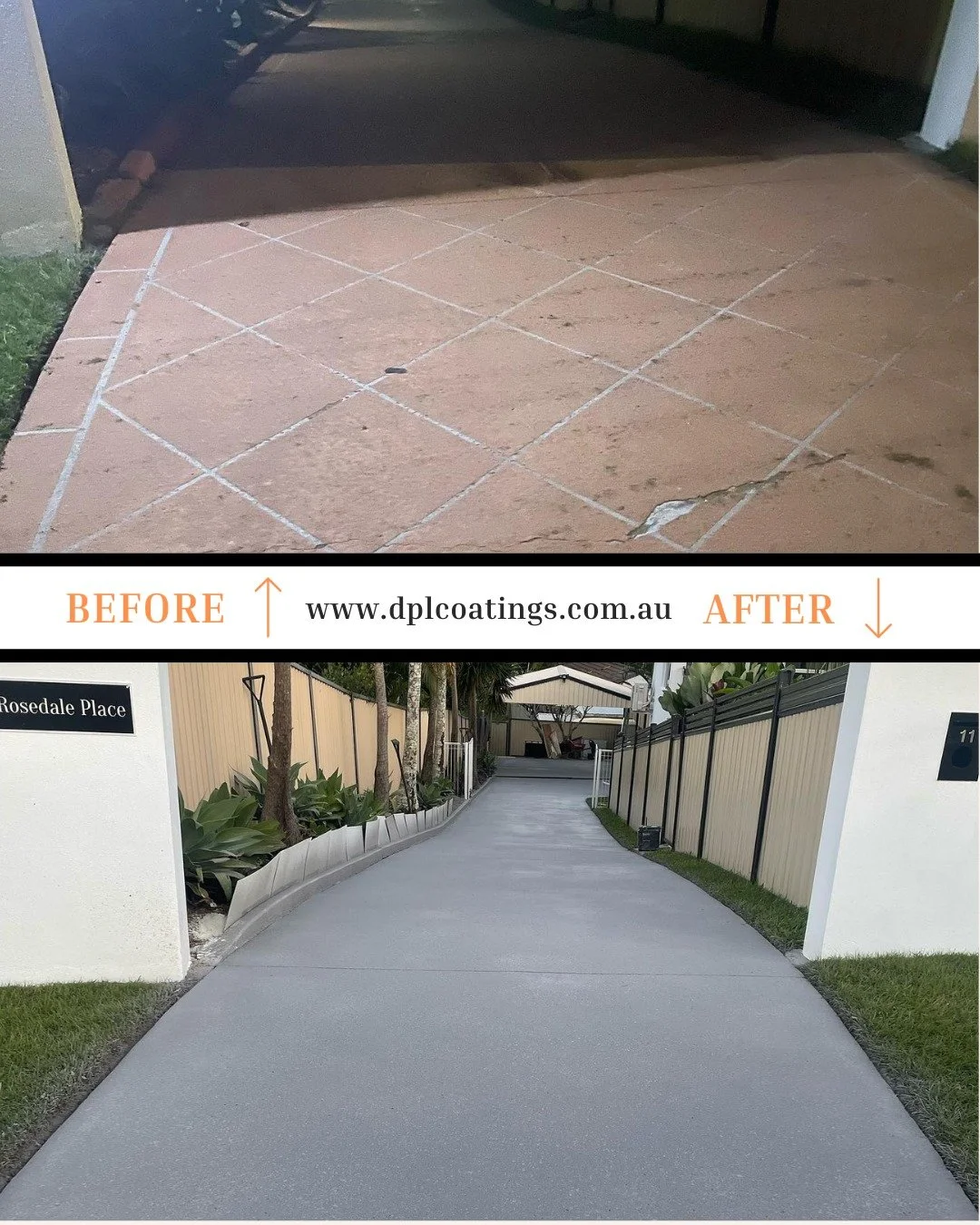 Another outdoor area brought back to life 🔥

This spraycrete transformation has completely changed the feel of the space &mdash; from worn and outdated to fresh, modern, and clean. It&rsquo;s amazing what the right finish can do without needing a fu