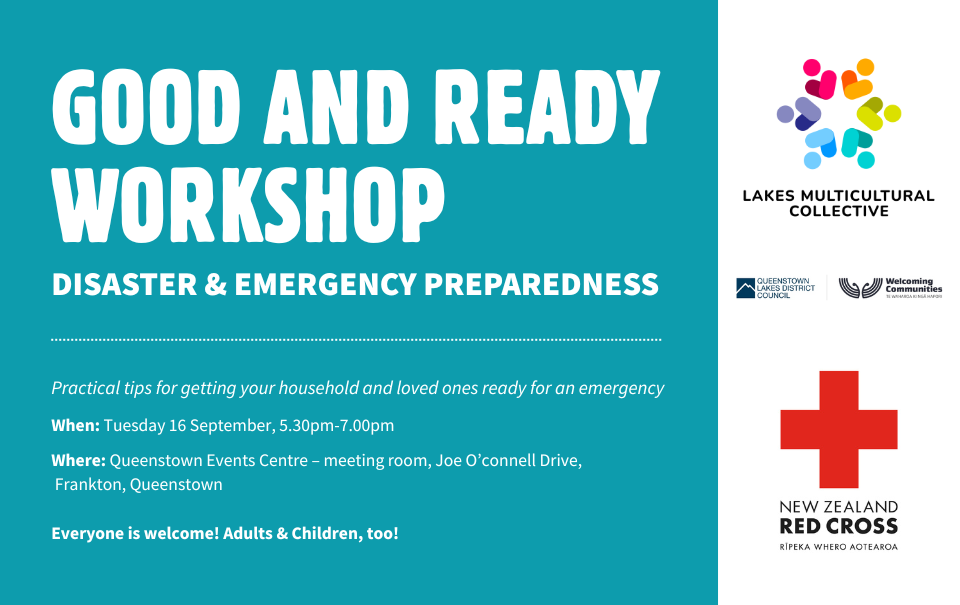 Good and Ready: Disaster & Emergency Preparedness Workshop (Queenstown)
