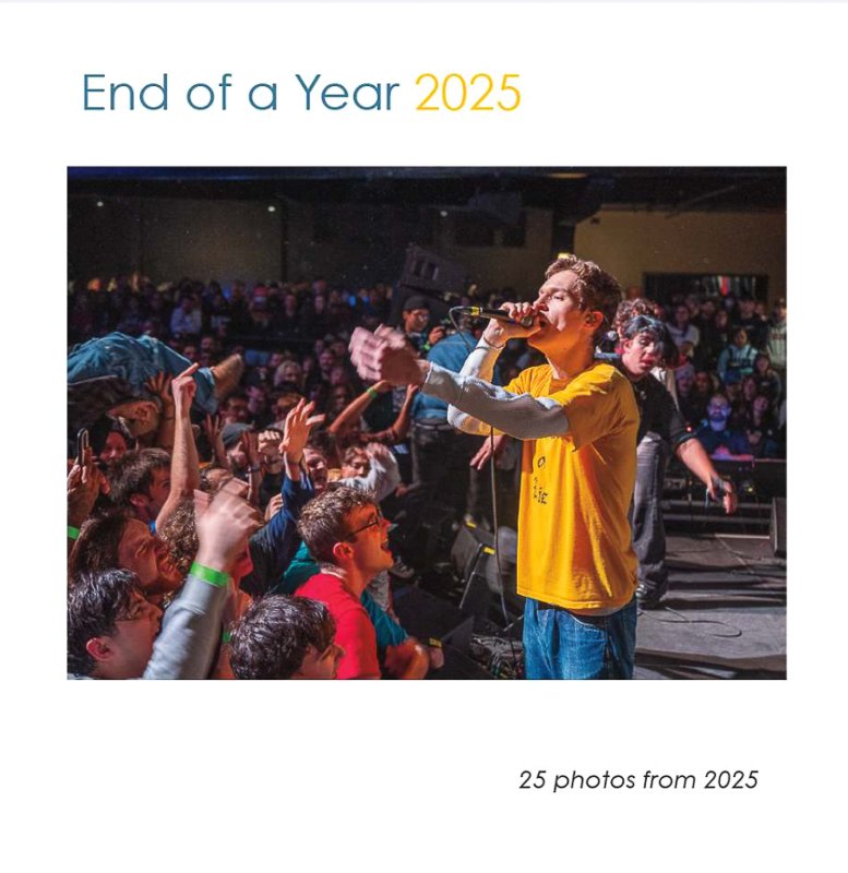 End of a Year Photo Zine 2025
