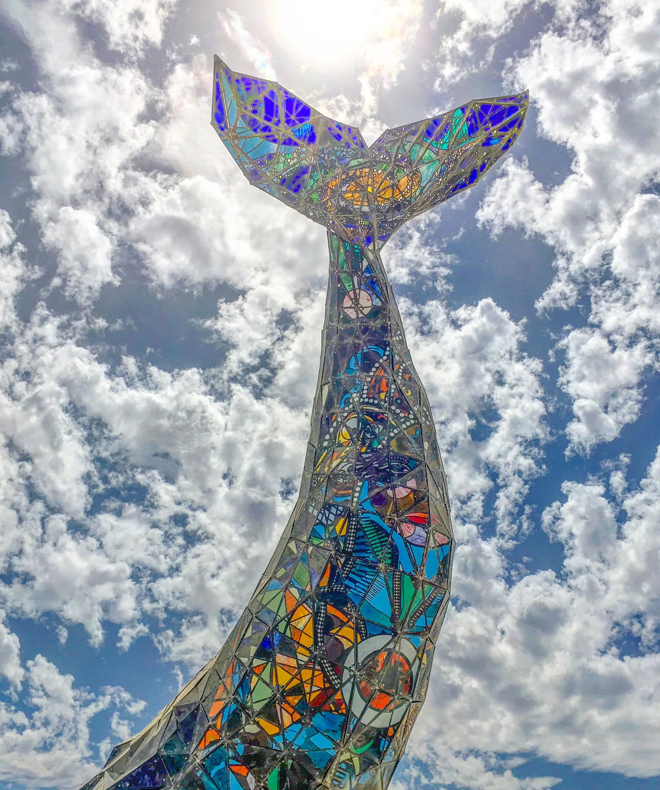 Space Whale Sculpture, Burning Man, 2016