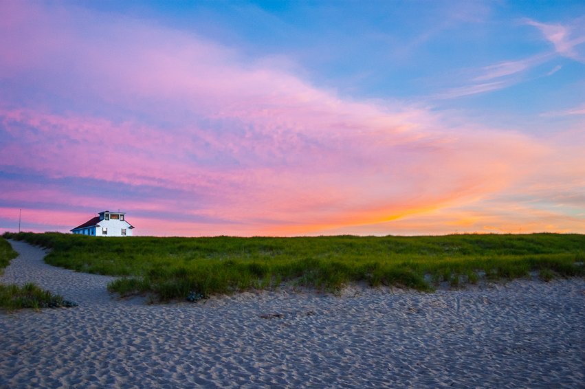 Race Point Beach Sunset, Provincetown MA, 2004