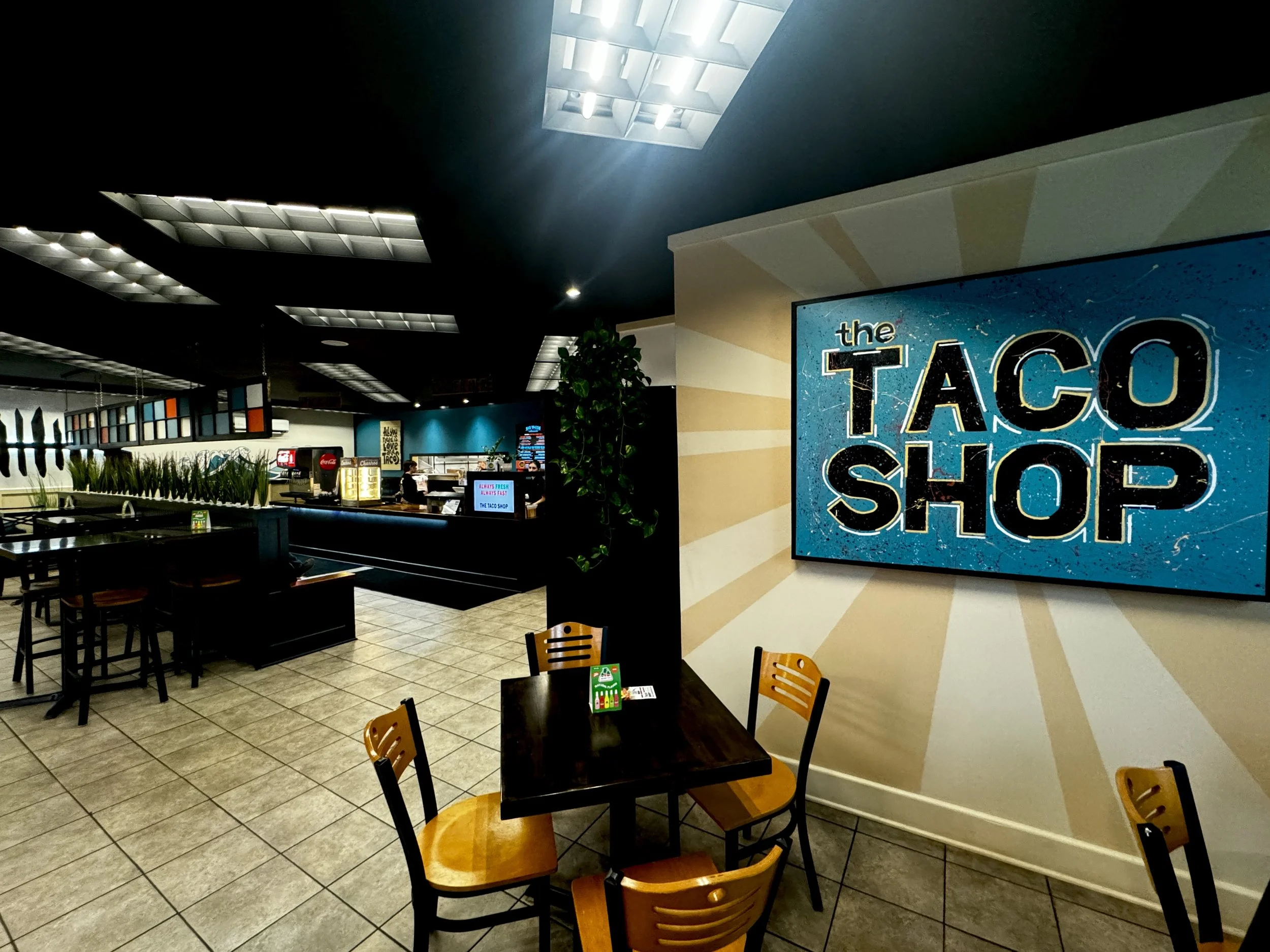 Interior of The Taco Shop in Burnt Hills