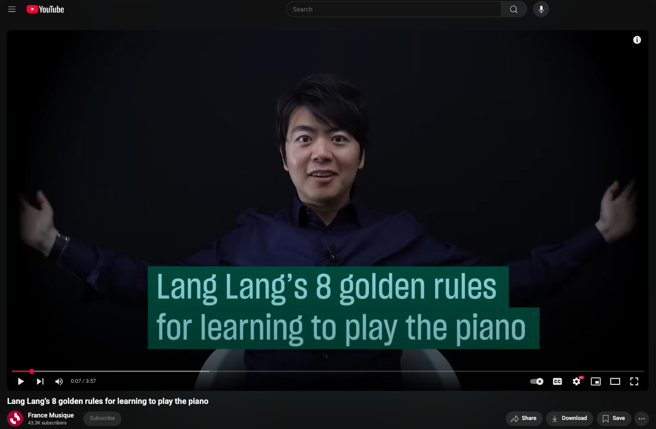 Life Lessons From Lang Lang 
