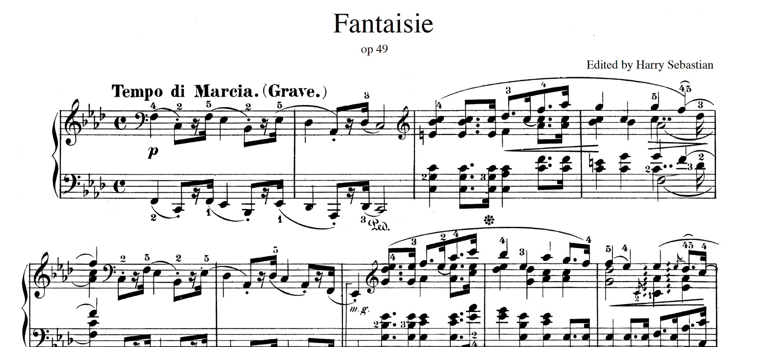 Work on Chopin’s Fantaisie in F-minor, Op. 49, Part Two