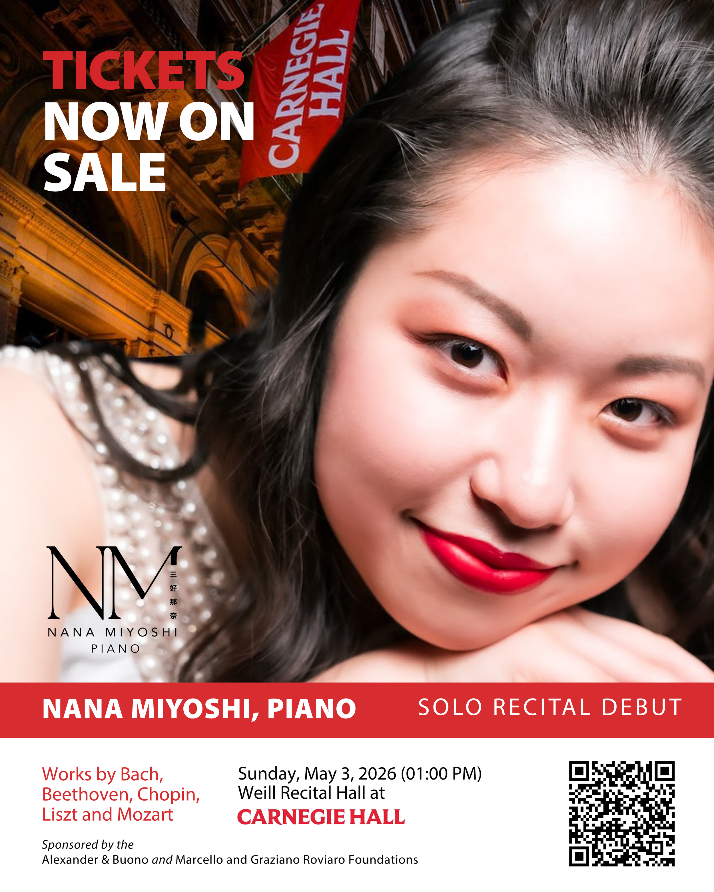 Tickets for Carnegie Hall Are Now On Sale!&nbsp;