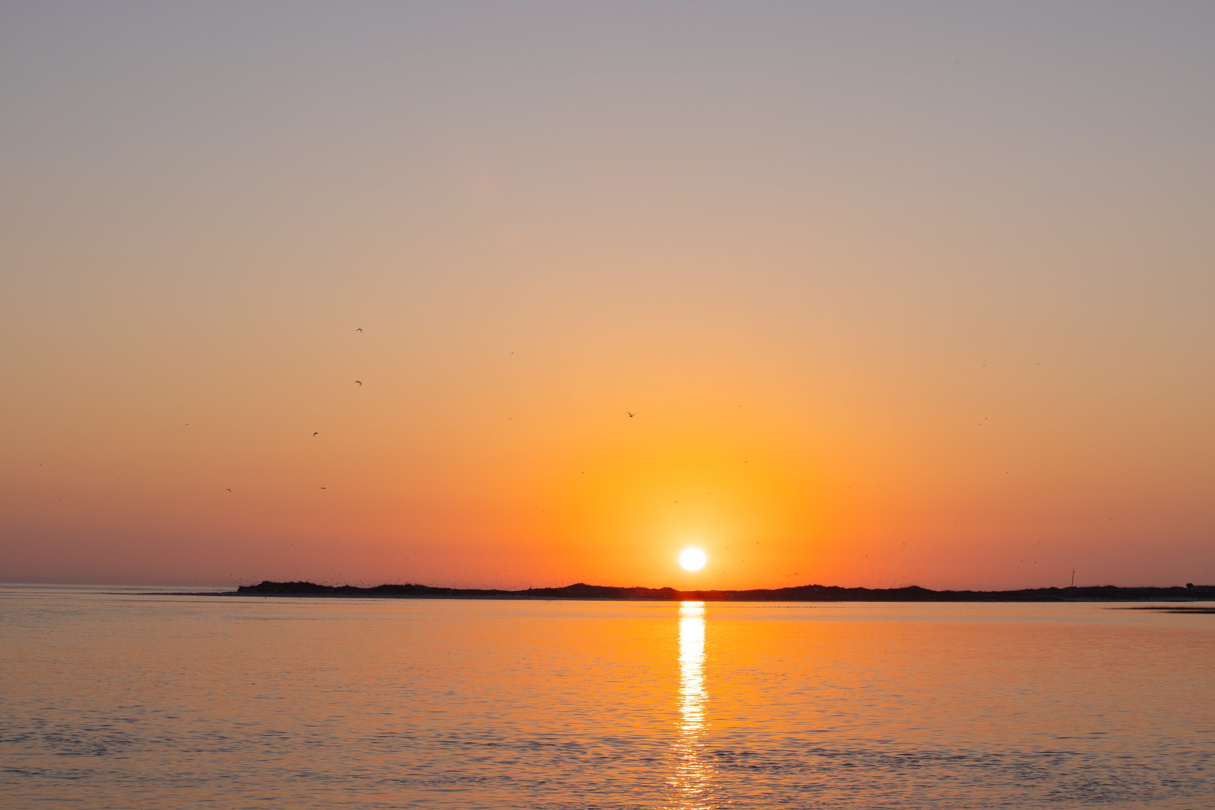 Sunrise over the Jetties