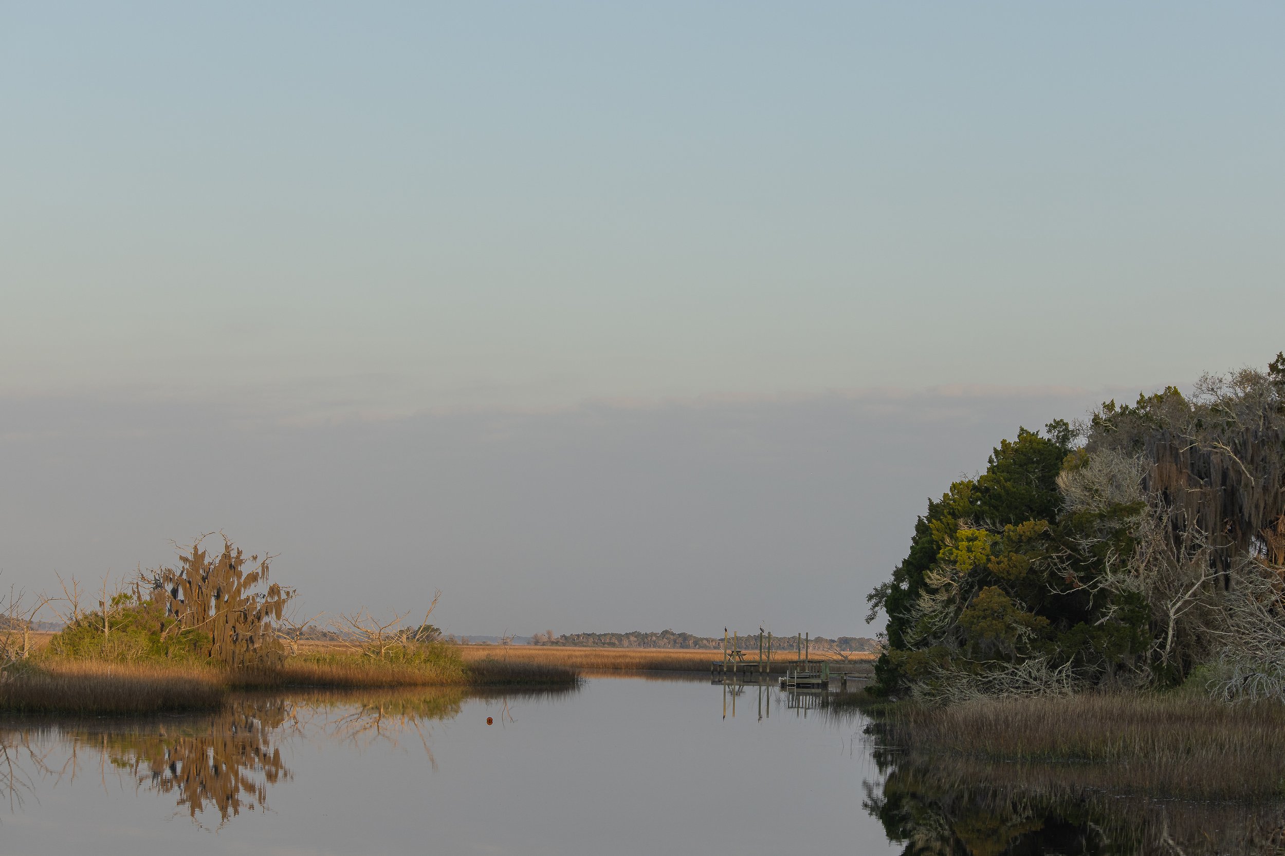 Calm morning view