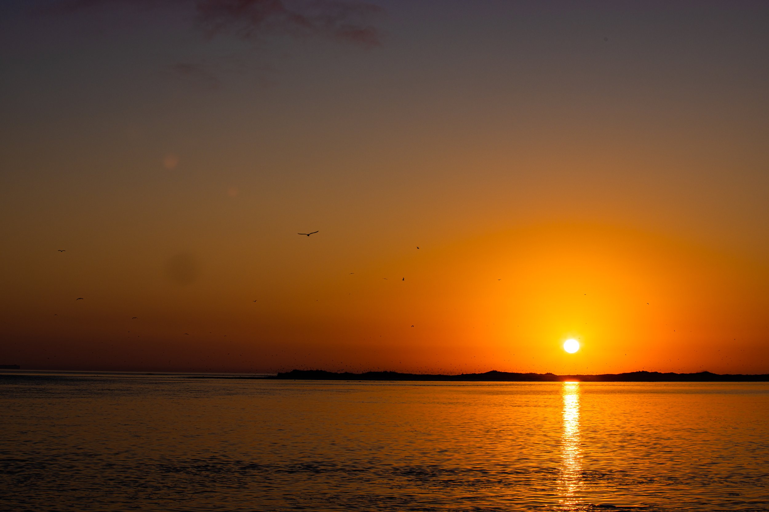 Sunrise at the little jetties