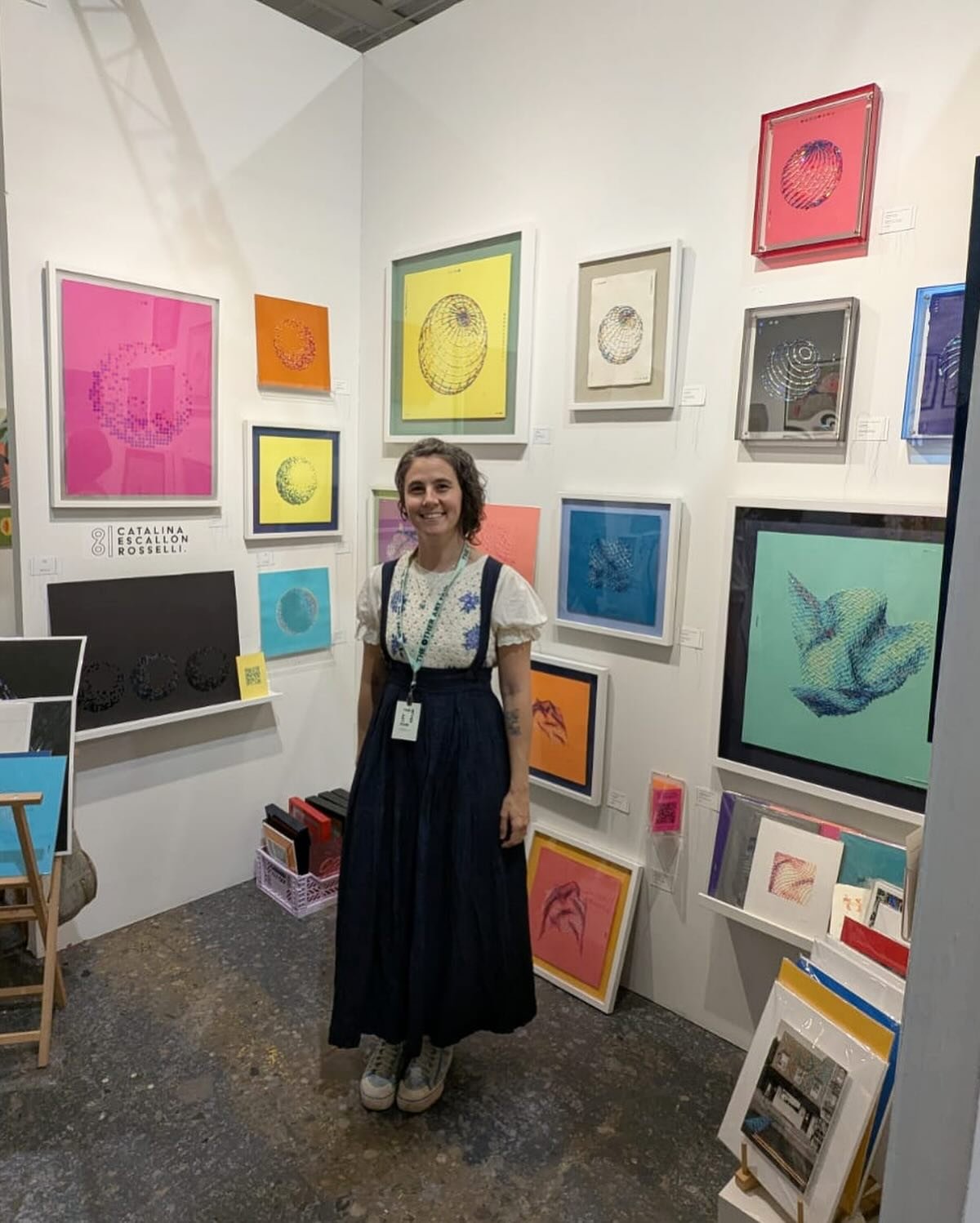 🪡 I&rsquo;m officially done with my first showing at @theotherartfair. These last four days have been an emotional whirlwind. We don&rsquo;t talk enough about how difficult it is&mdash;and how much courage it takes&mdash;to show your work and yourse