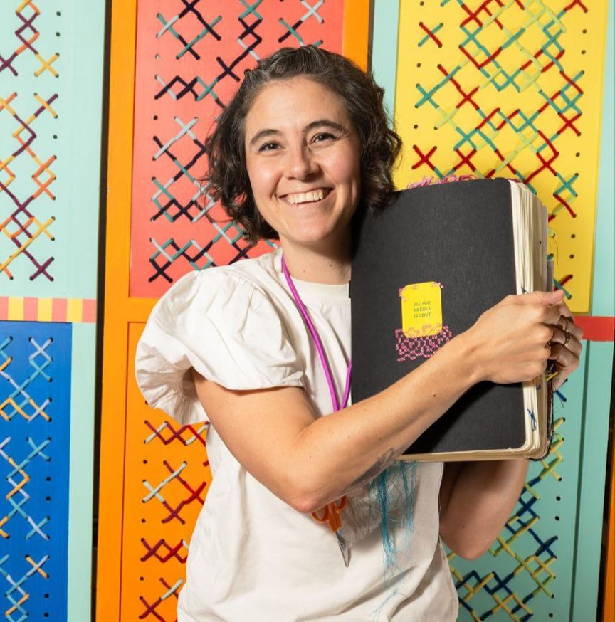 For those of you who are new to this creative corner&mdash;welcome! ✨

I&rsquo;m originally from Colombia and have been living in New York for the past 11 years. During the pandemic, I started experimenting by stitching on photos of the places I love