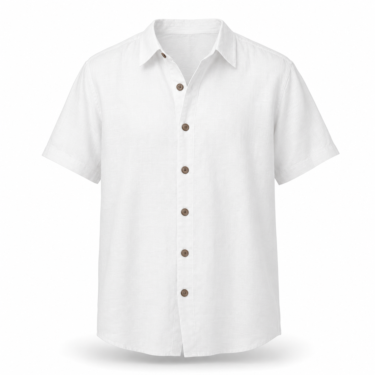 Lakhays Cotton Button Down Mens Short Sleeve Shirt