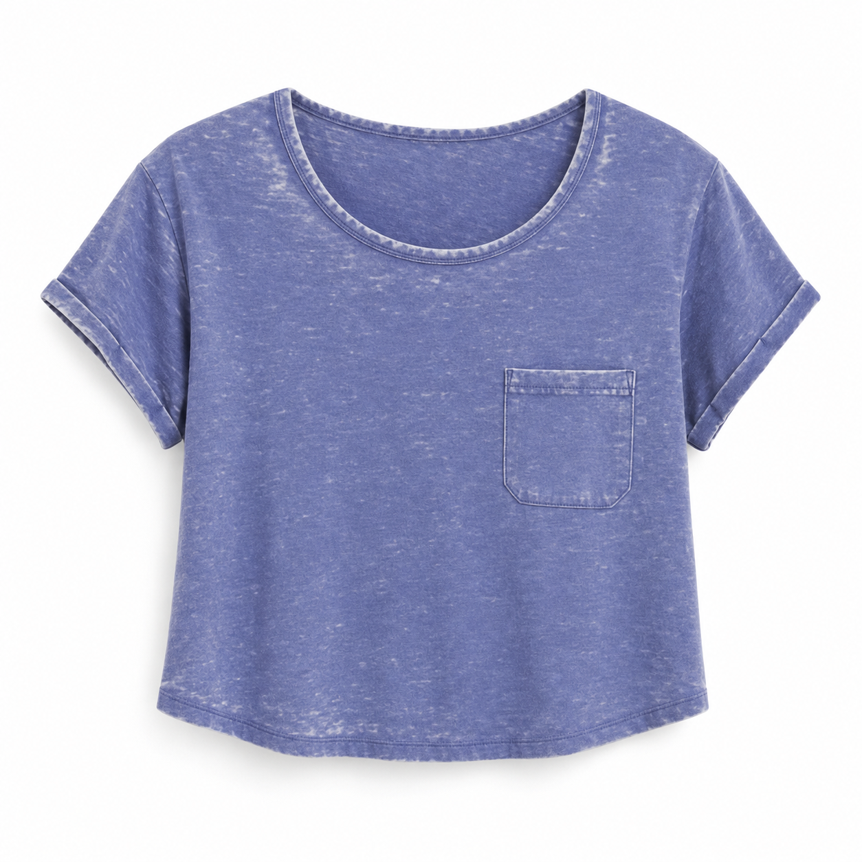 Angie Burnout Pocket Tee