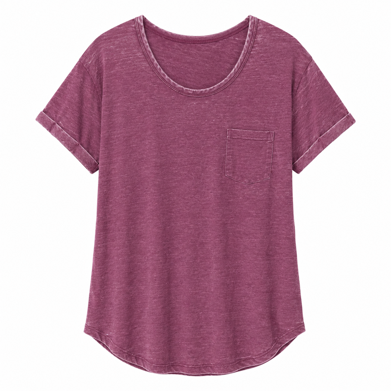 Angie Soft-Wash Pocket Tee