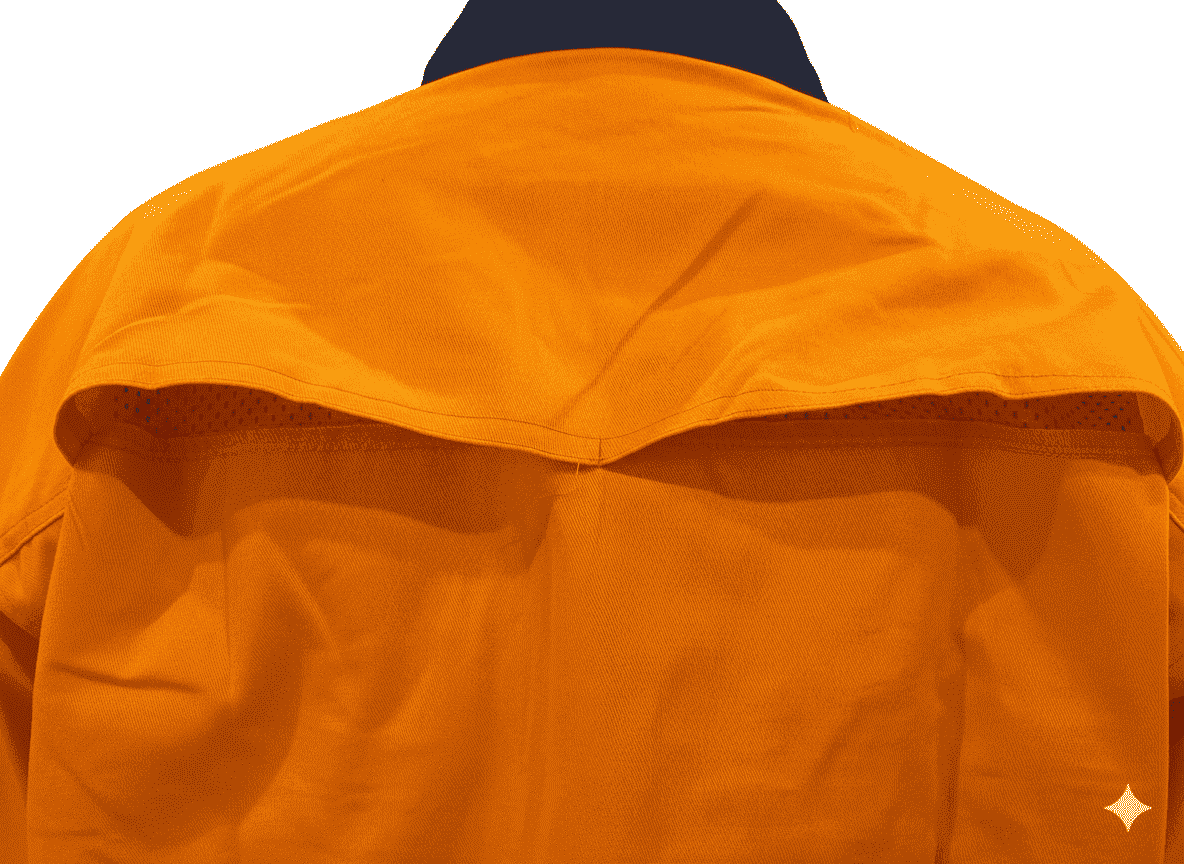 Hi-vis Long-sleeve cotton shirt