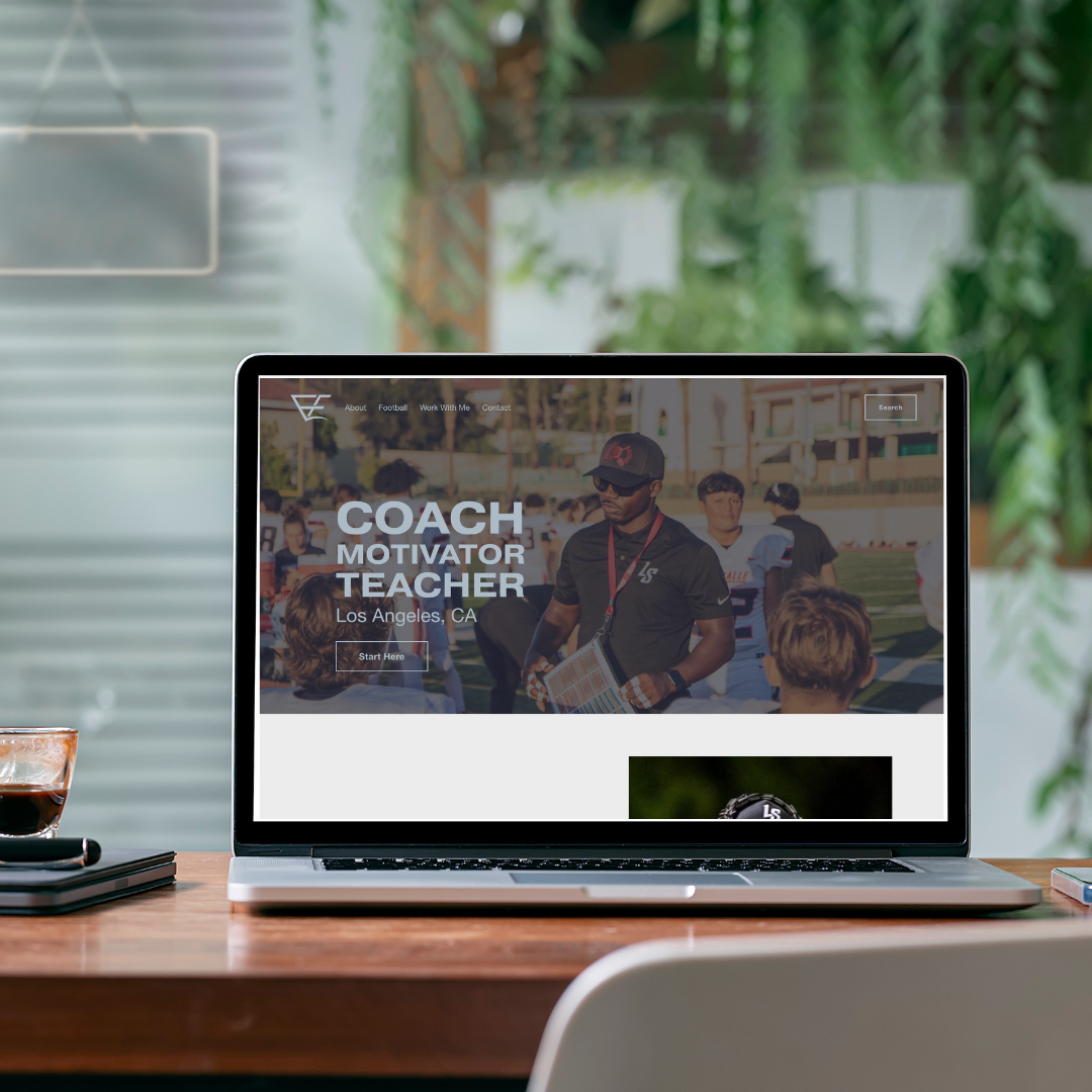 Website for Football Coach