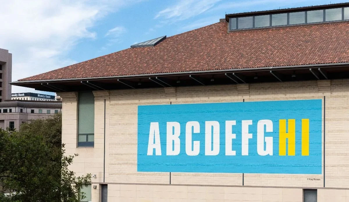 "Blanton Museum Announces New Art Installations by Kay Rosen and Gabriel Dawe."