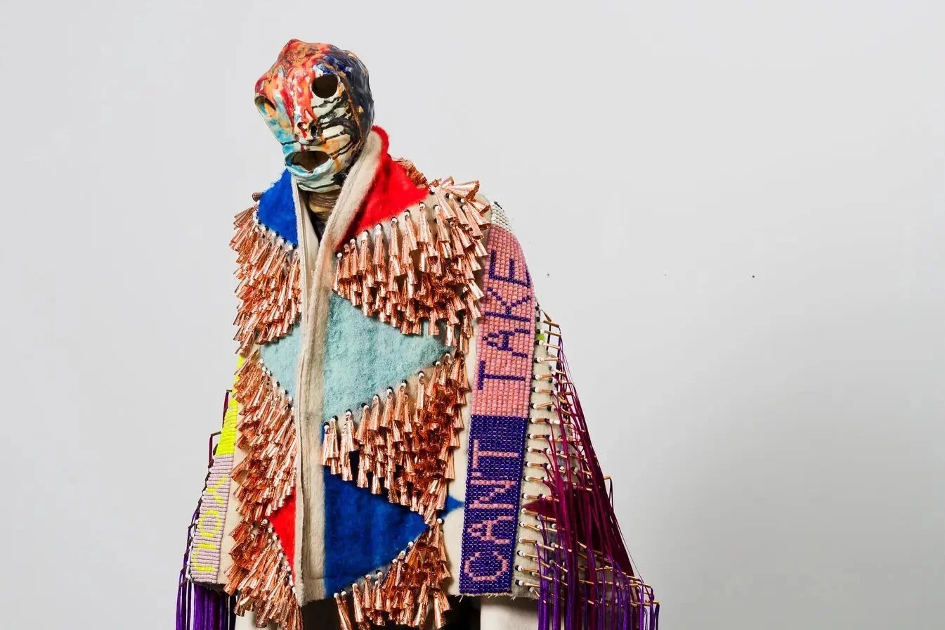 "Jeffrey Gibson Will Bring Sculptures of Ancestral Spirits to Met Facade."