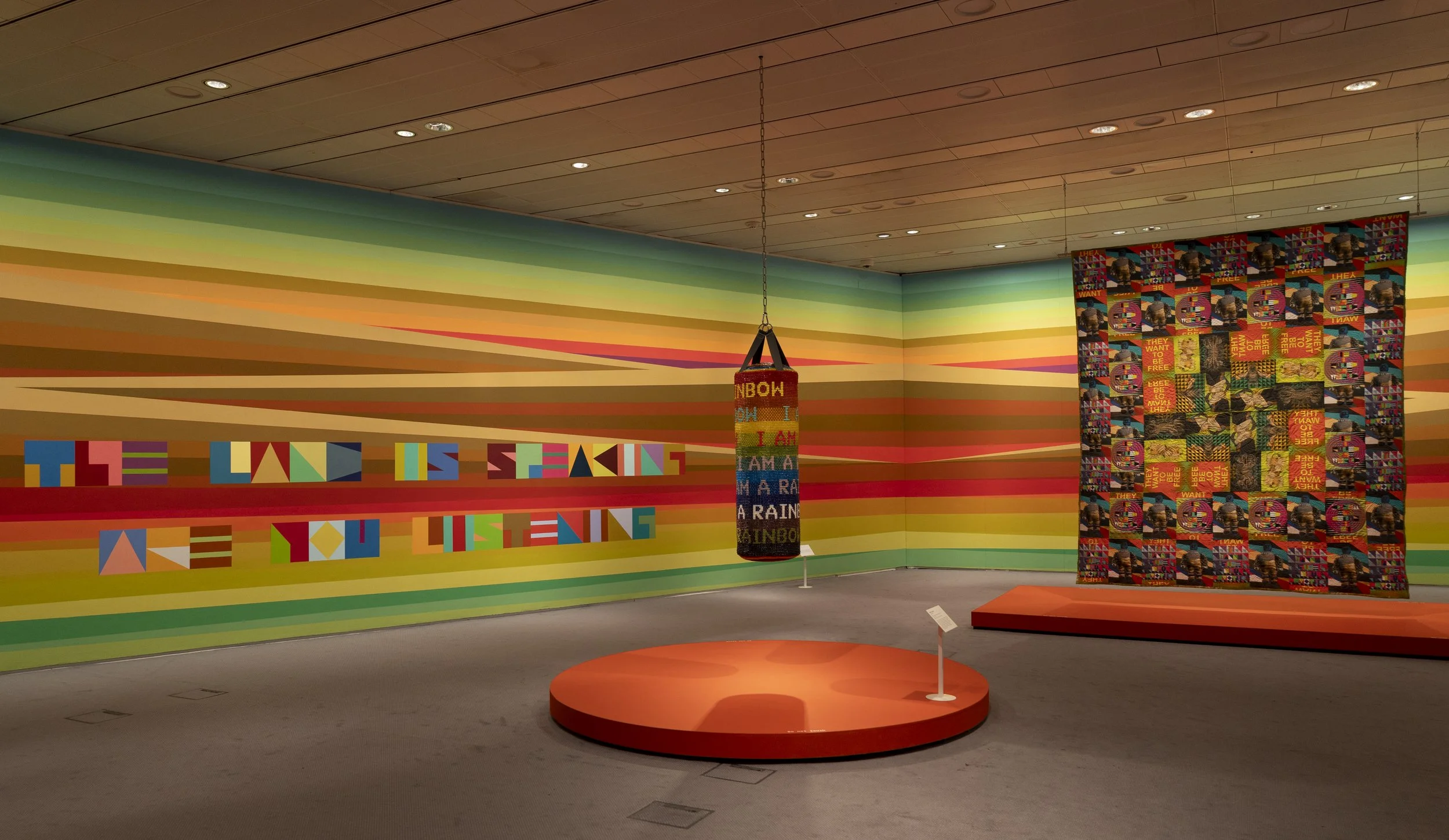 Jeffrey Gibson at Sainsbury Centre