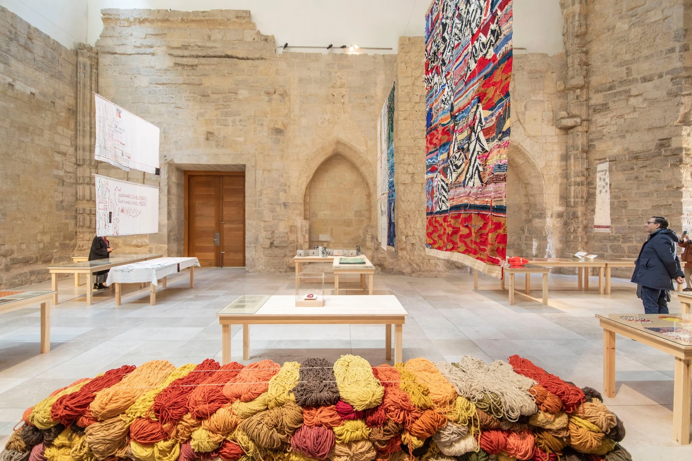 "Teresa Lanceta Weaves the Fraught History of Spain."