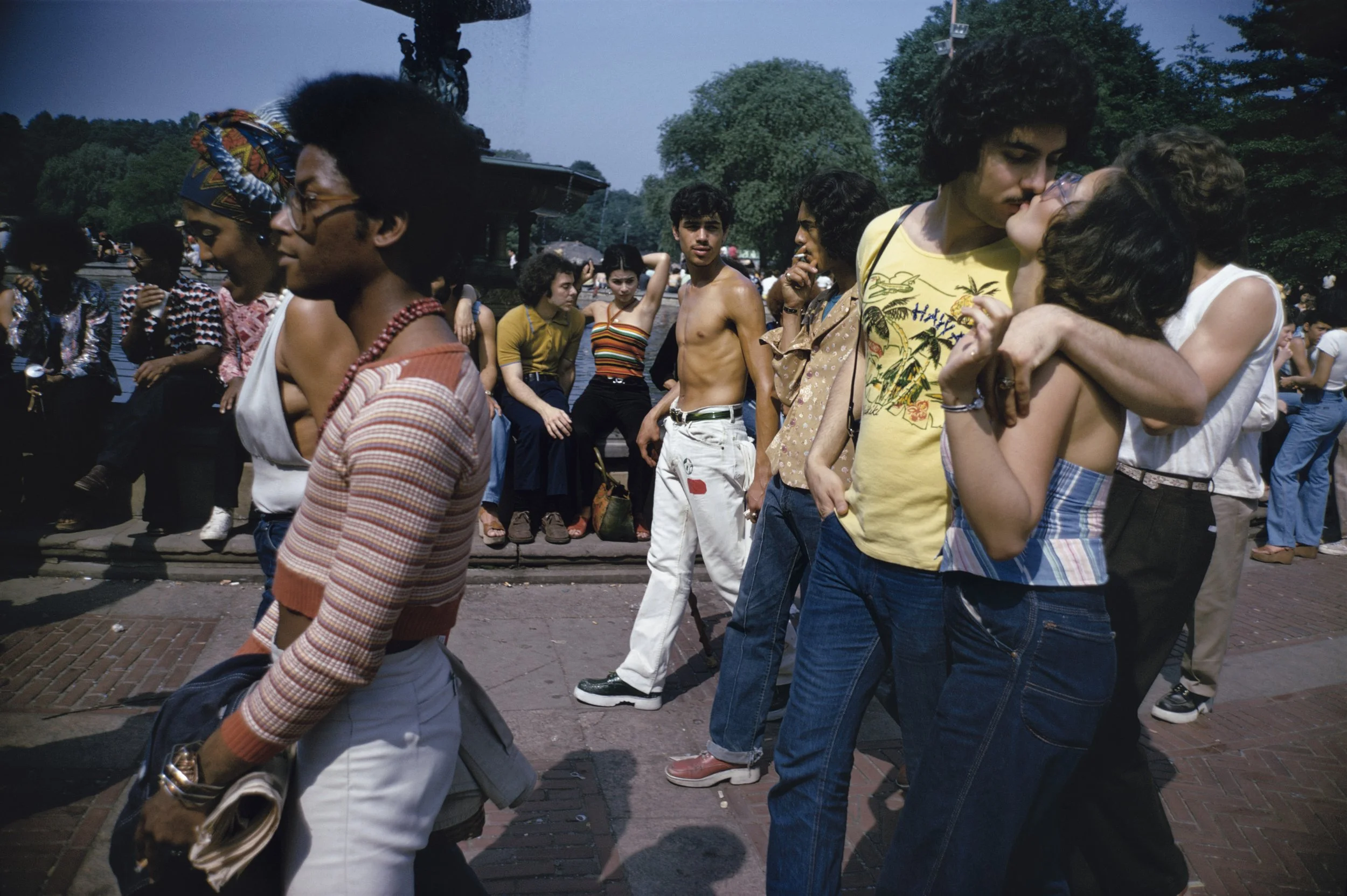 "Photos that capture the chaotic, bohemian culture of 70s America."