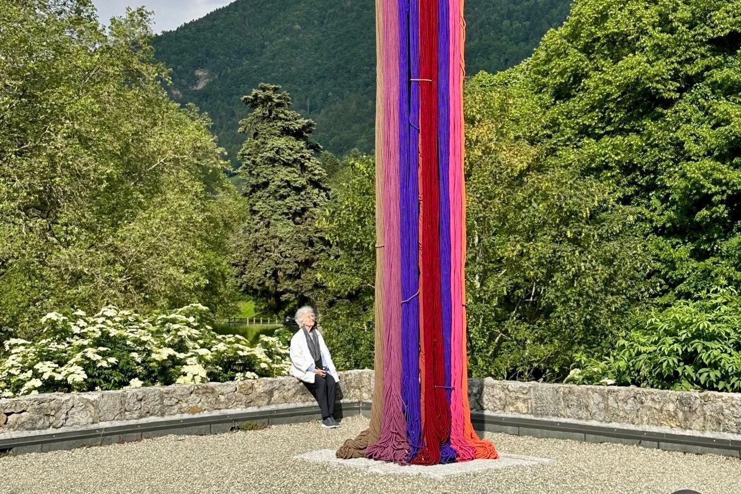 Sheila Hicks at Château de Menthon-Saint-Bernard